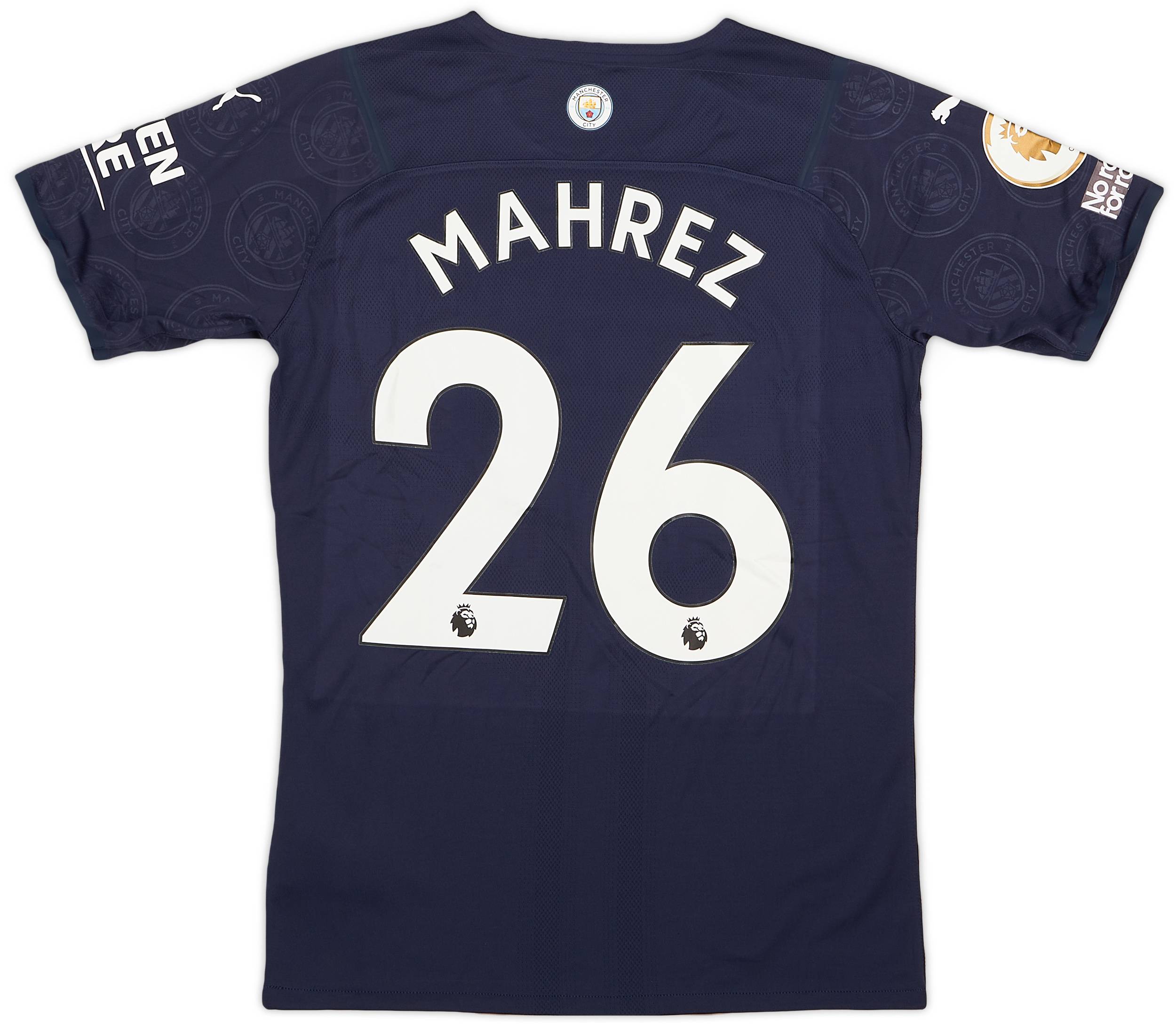 2021-22 Manchester City Match Issue Third Shirt Mahrez #26