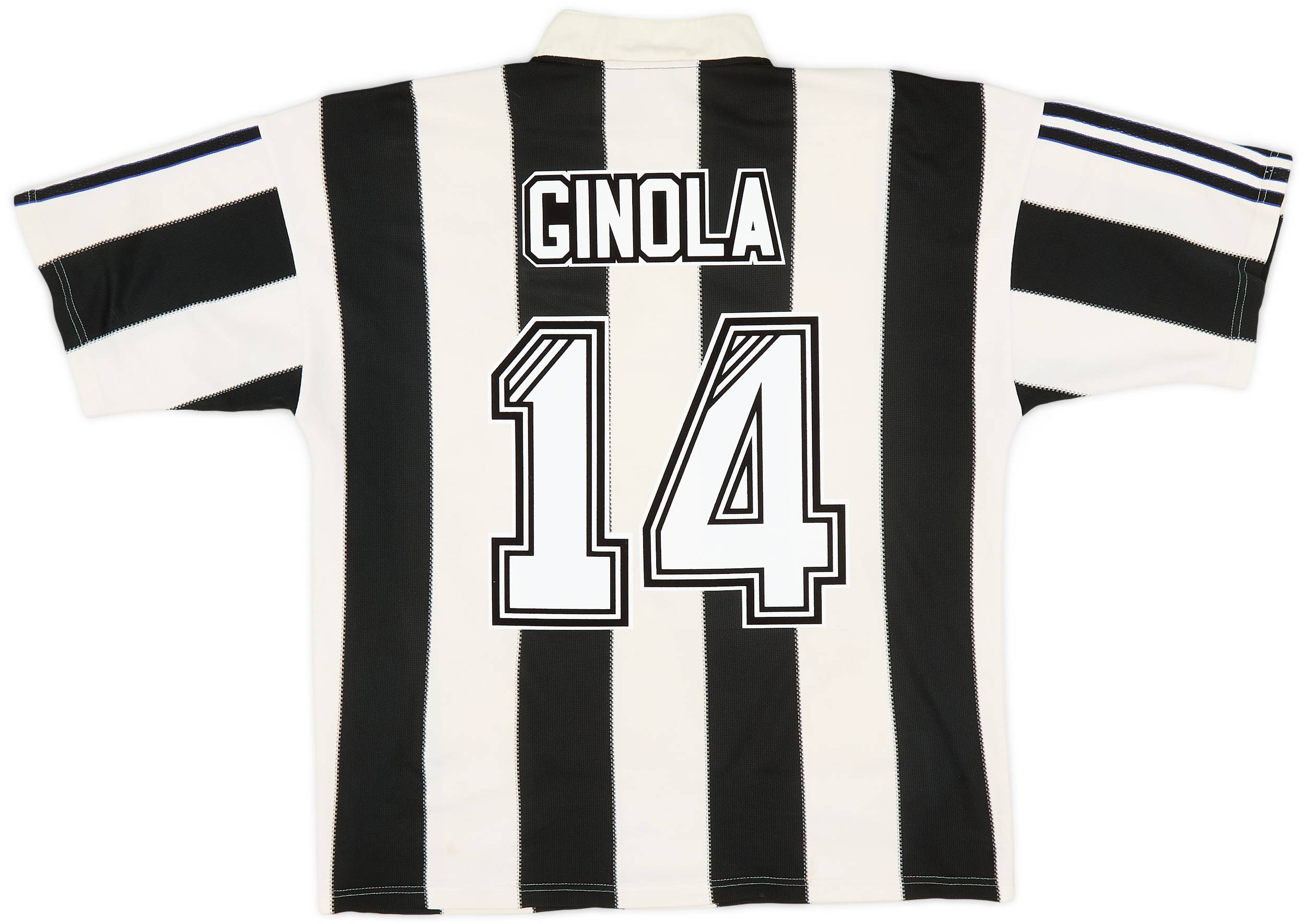 1995-97 Newcastle Home Shirt Ginola #14 - 6/10 - (M)