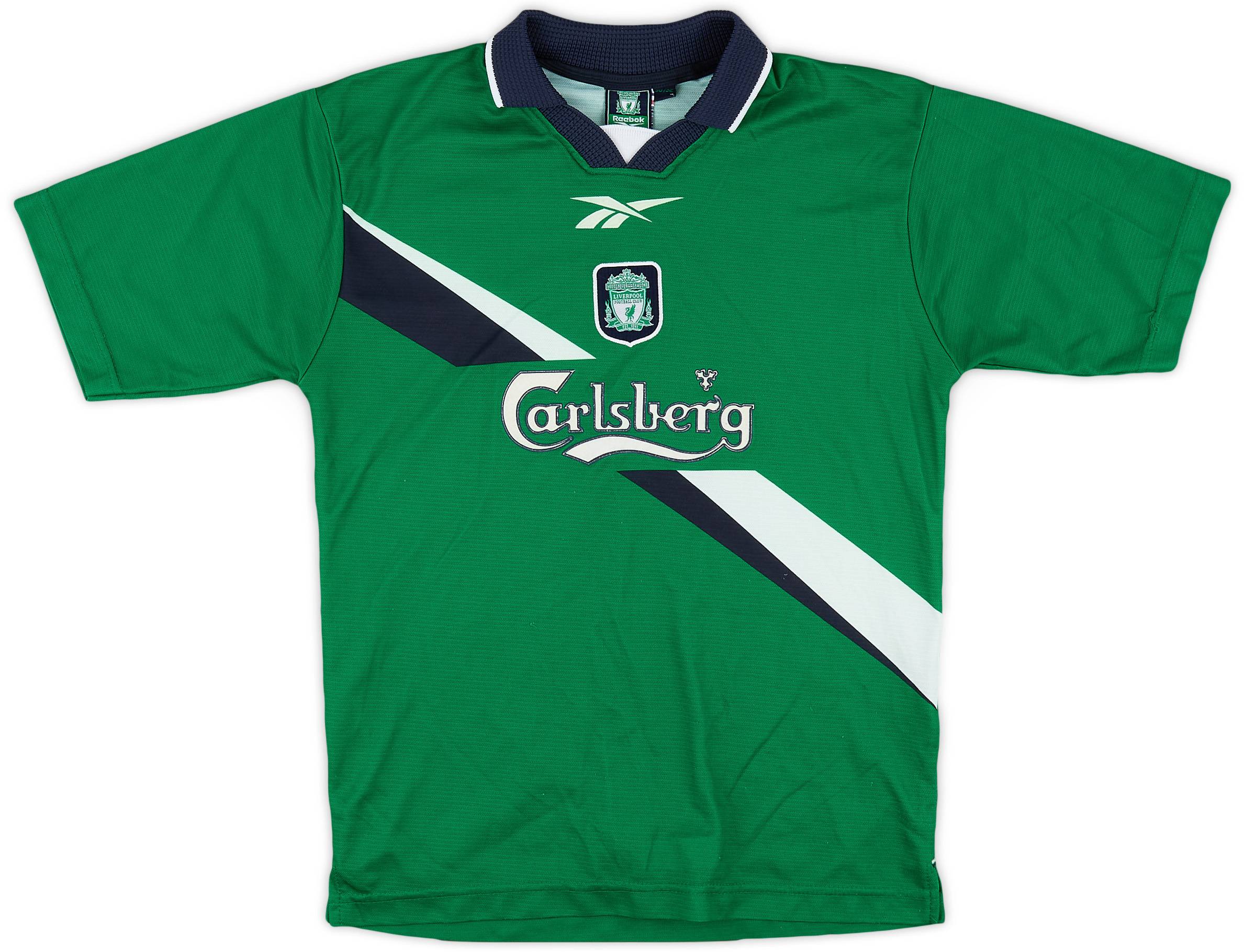 1999-00 Liverpool Away Shirt - 8/10 - (M.Boys)