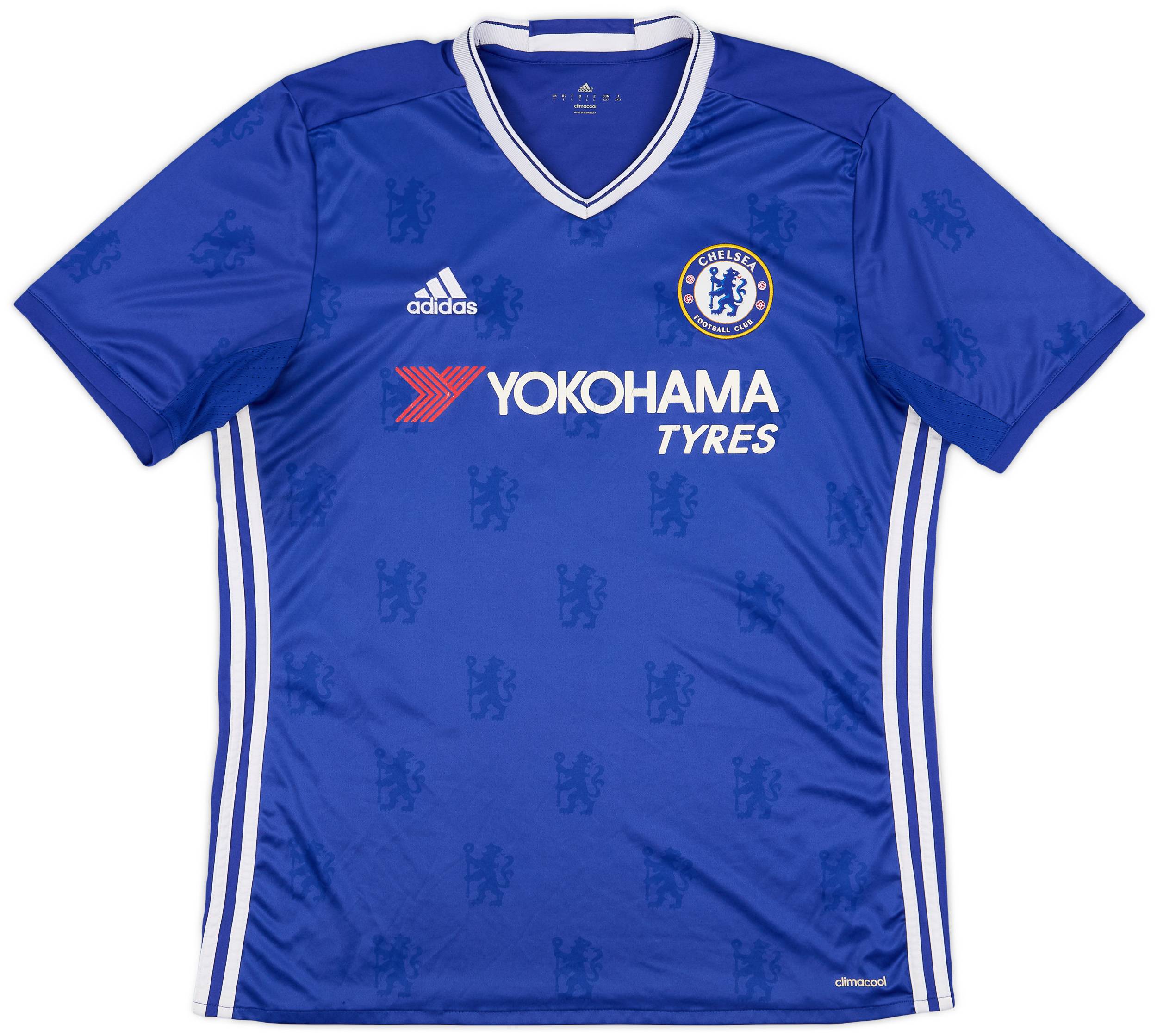 Chelsea HAZARD 10 シャツ 2016-17 Chelsea Home Shirt Hazard #10 - 6/10 - (L)