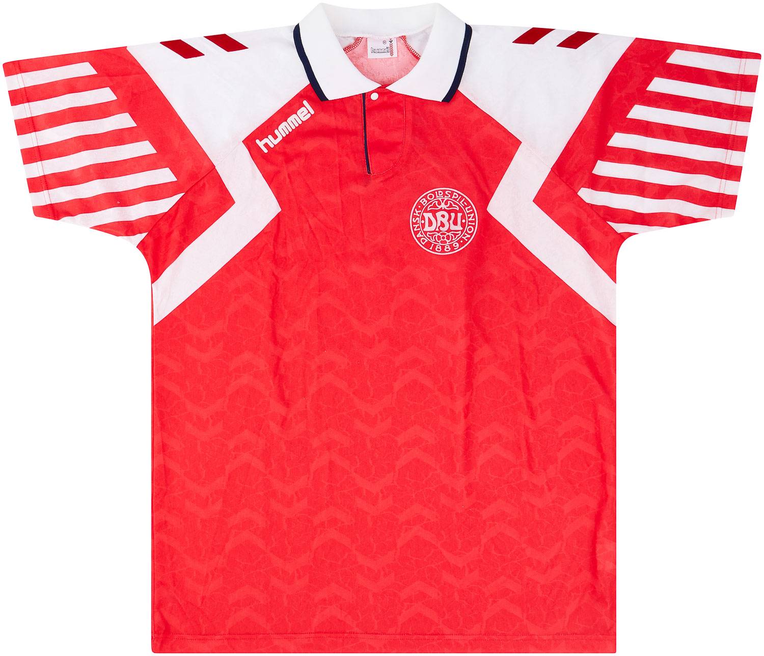 1992-93 Denmark Match Issue Home Shirt #4 (Rieper)
