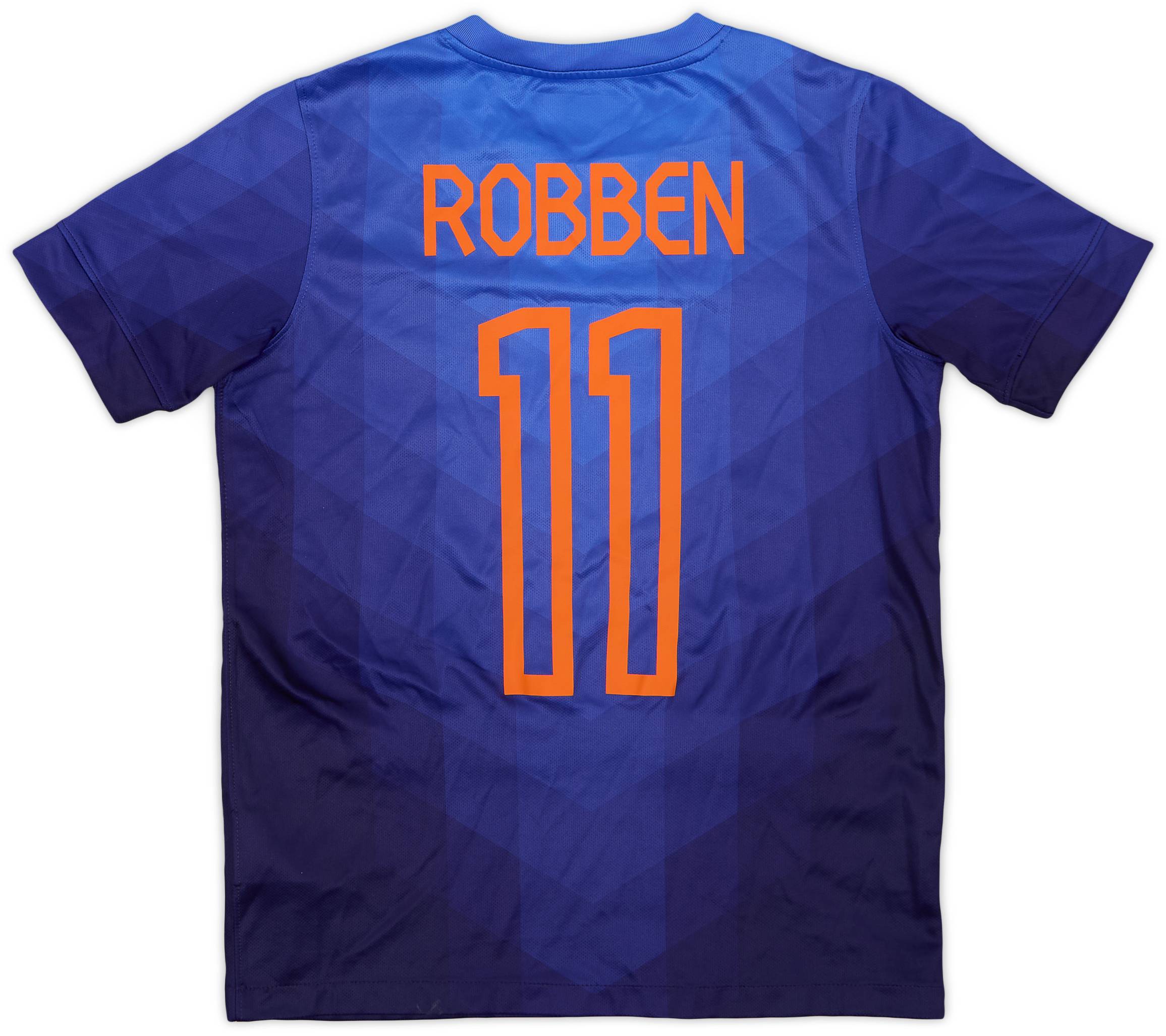 応援グッズ Netherlands No.11 ROBBEN 2012-13 Netherlands Home Shirt Robben #11