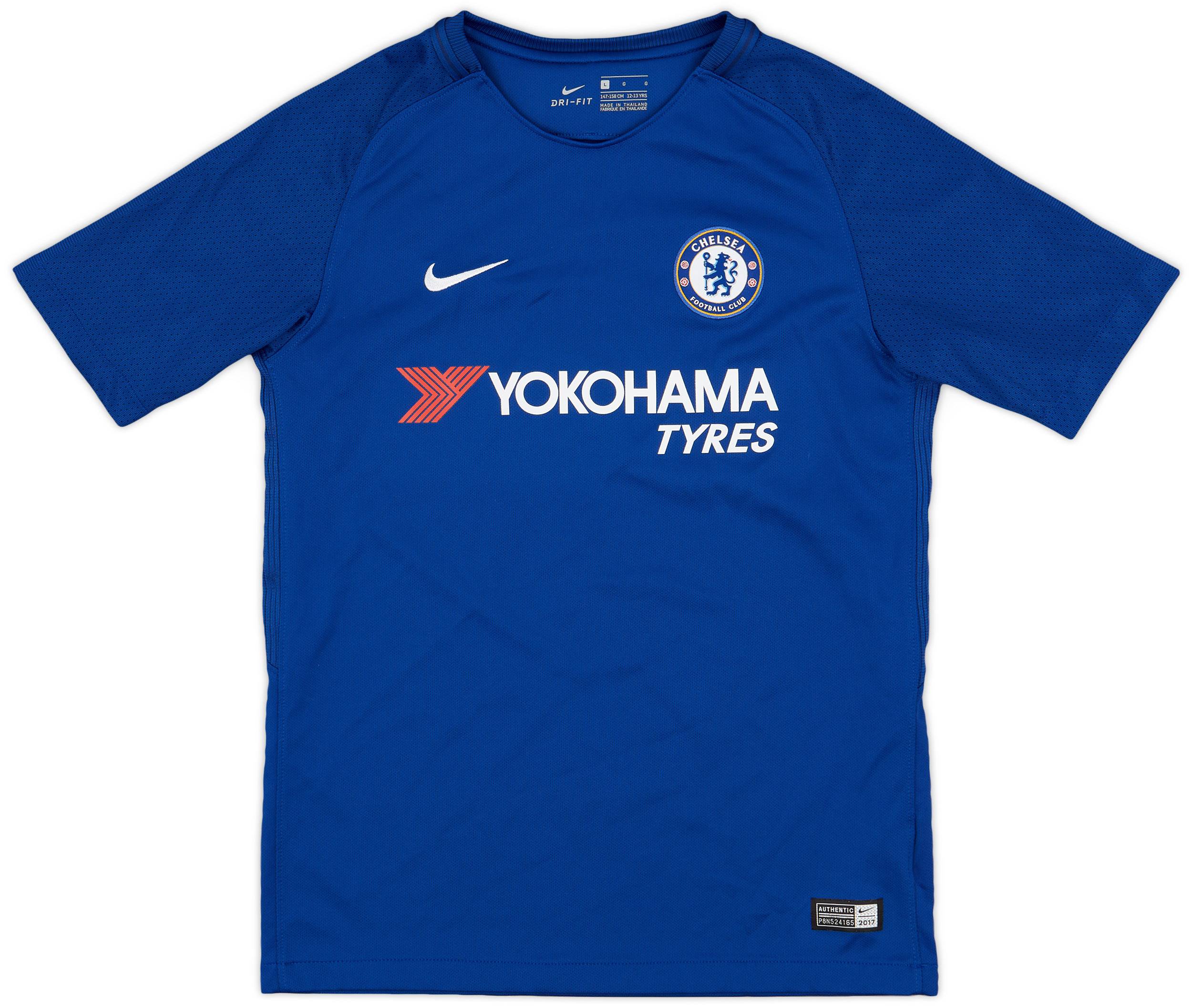 2017-18 Chelsea Home Shirt - 8/10 - (L.Boys)