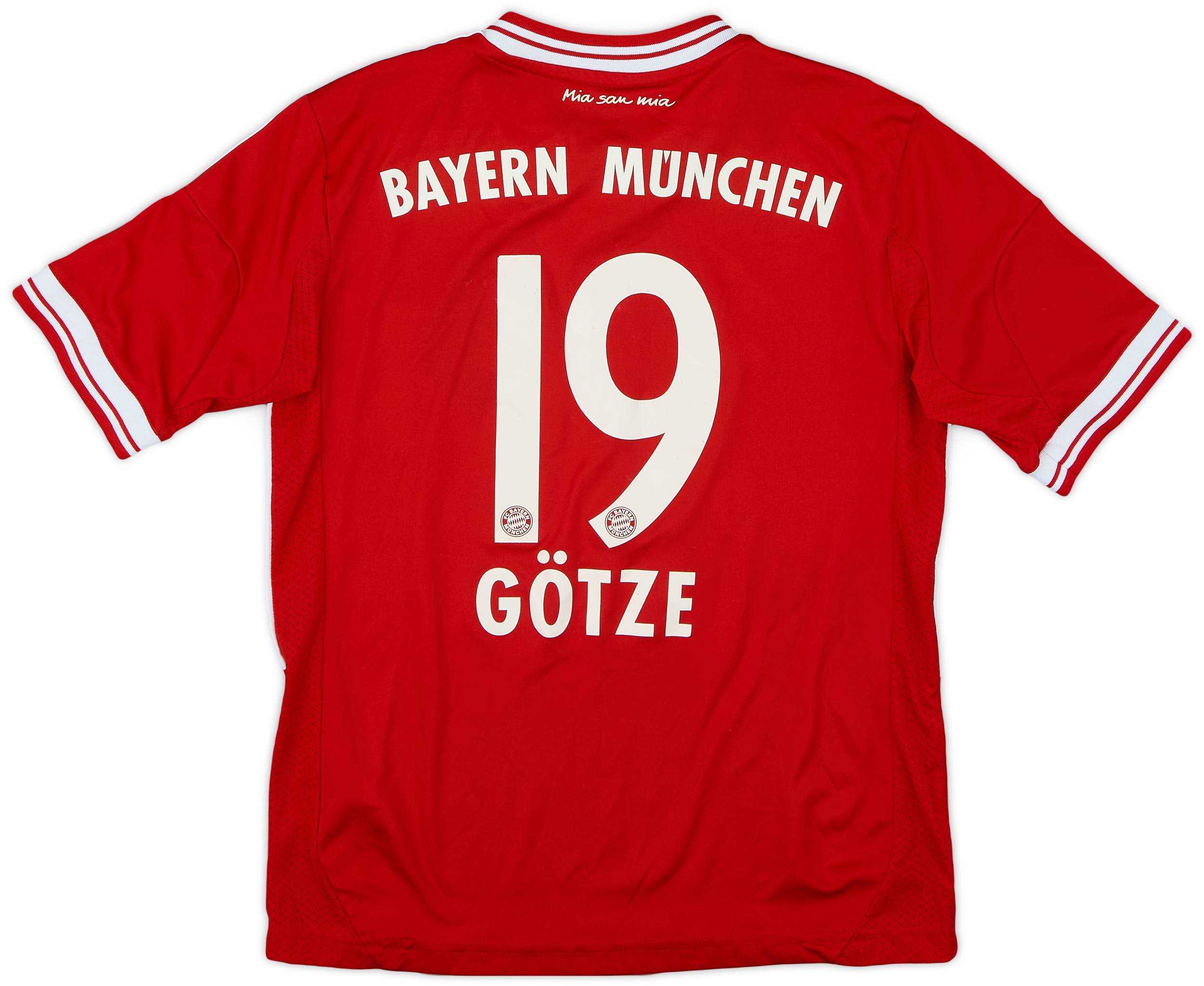2013-14 Bayern Munich Home Shirt Gotze #19 - 7/10 - (S.Boys)