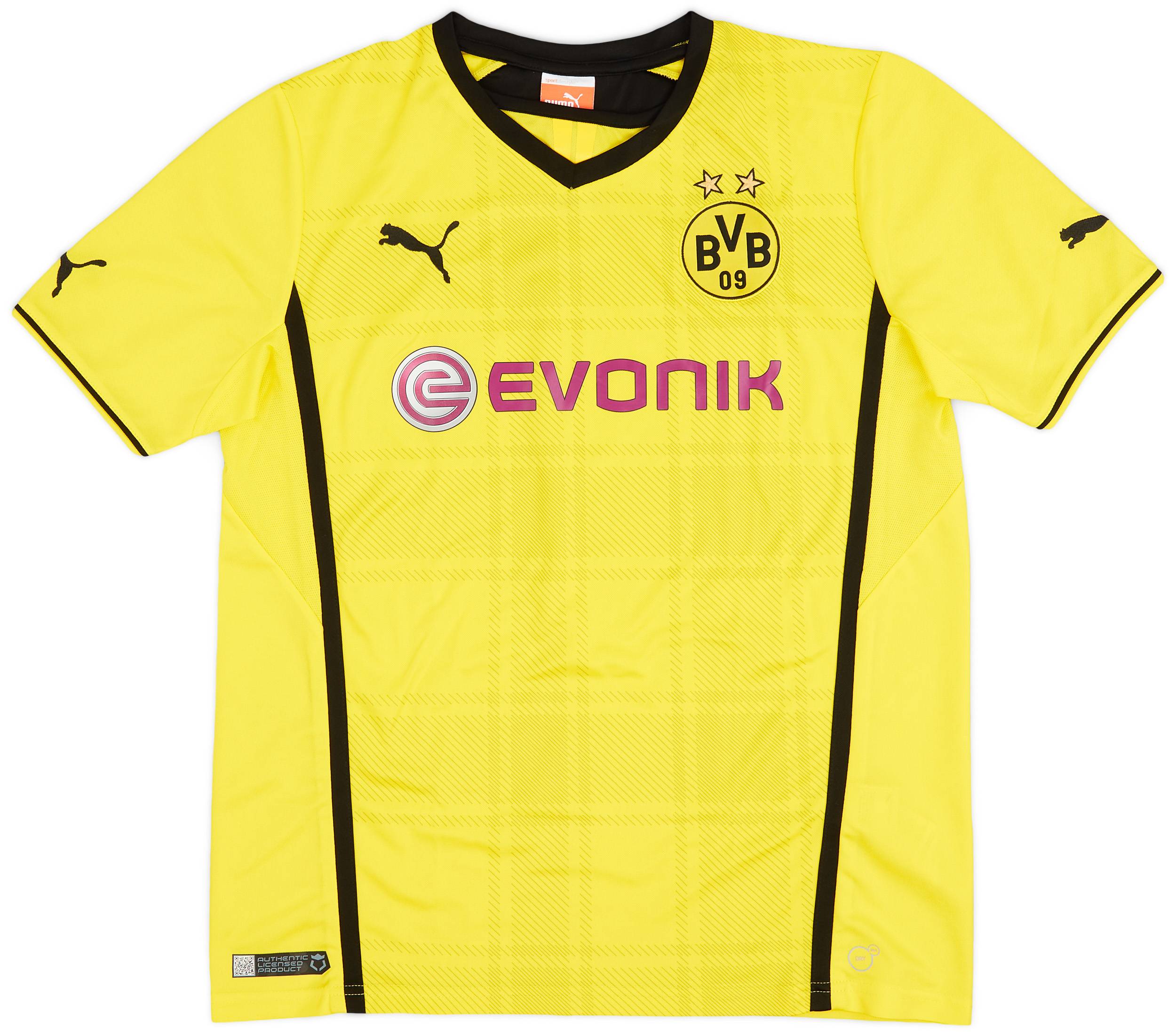 2013-14 Borussia Dortmund Home Shirt - 8/10 - (XL.Boys)