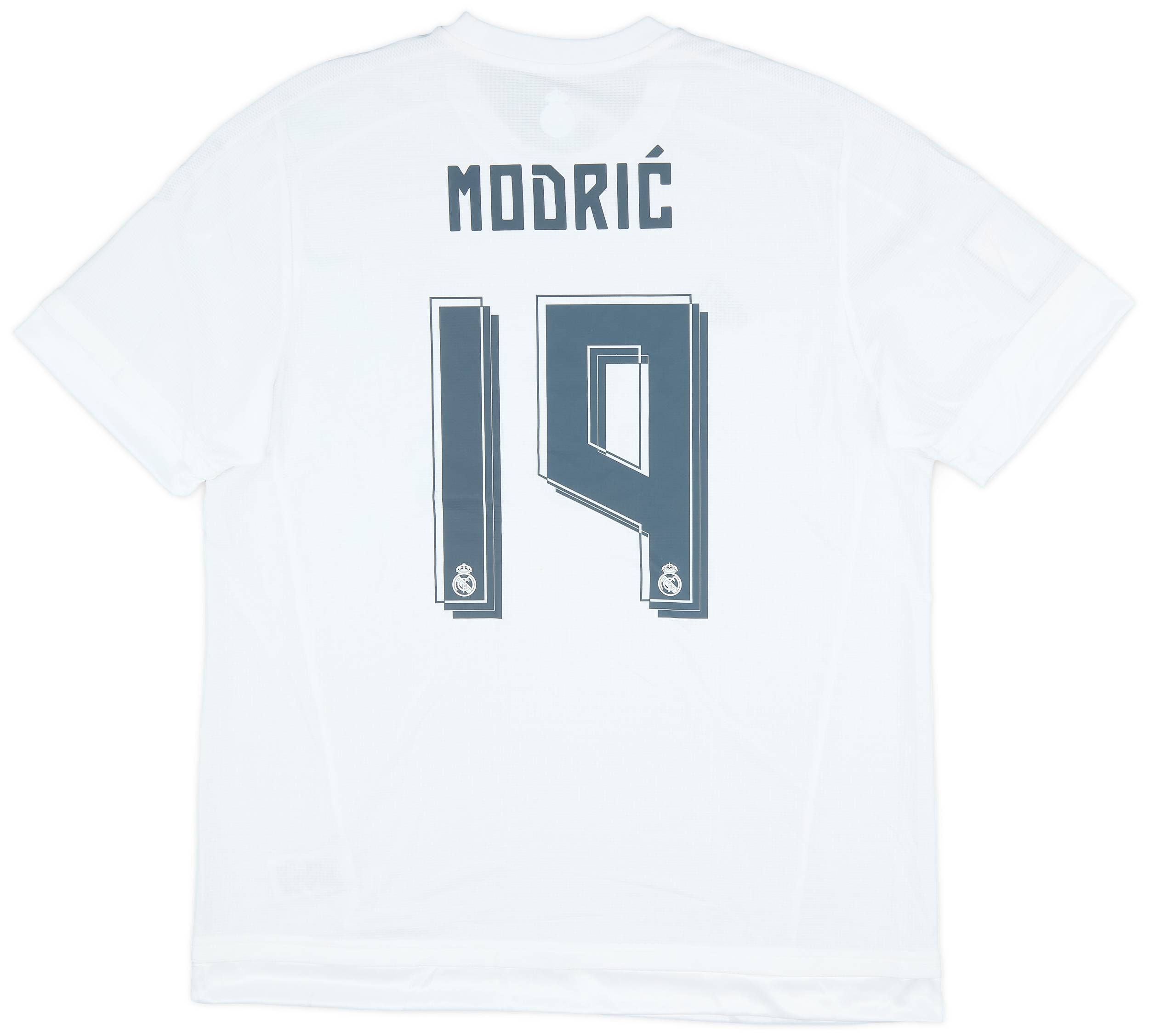 2015-16 Real Madrid Home Shirt Modric #19 (XL)