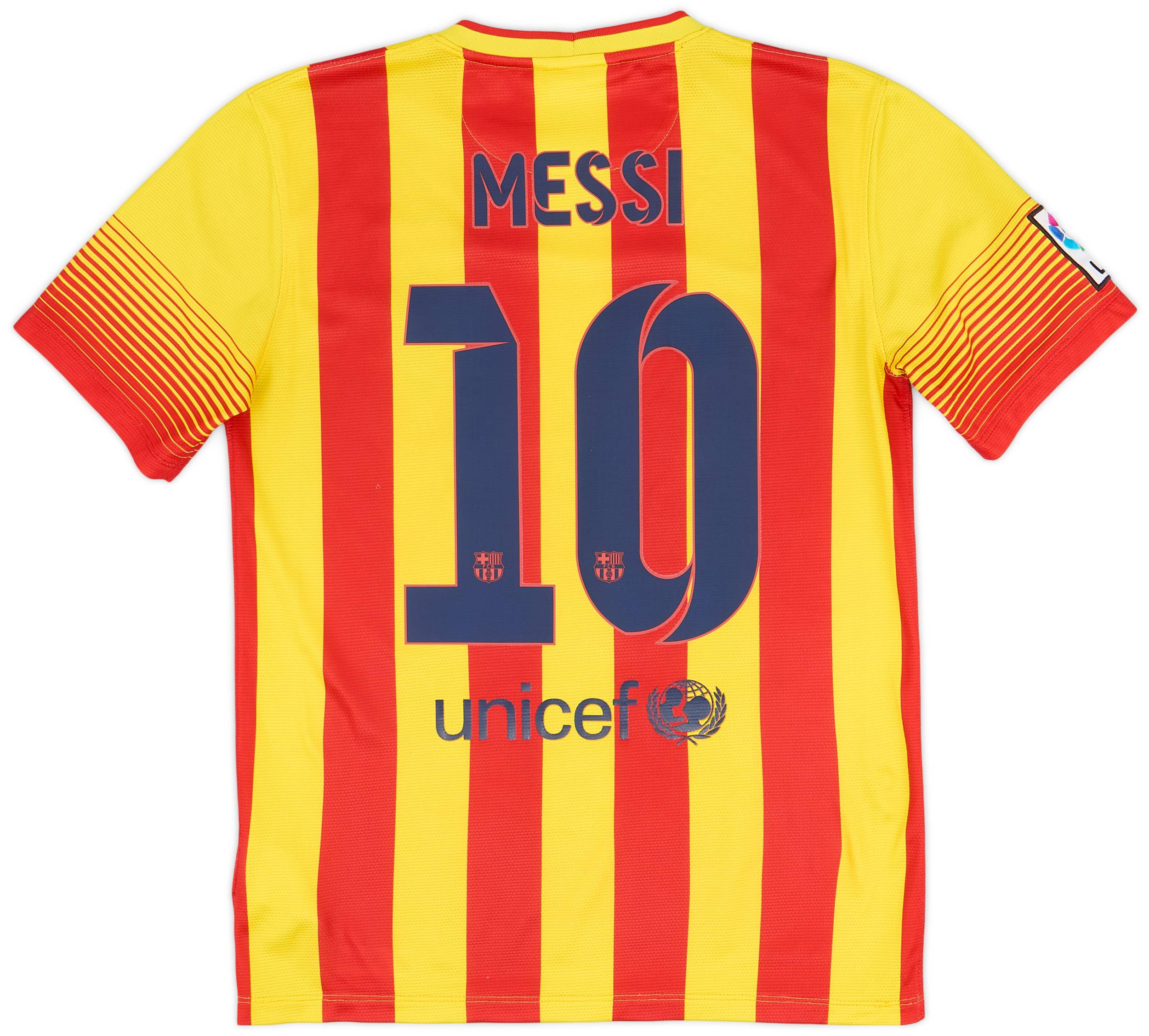 2013-15 Barcelona Away Shirt Messi #10 - 9/10 - (S)