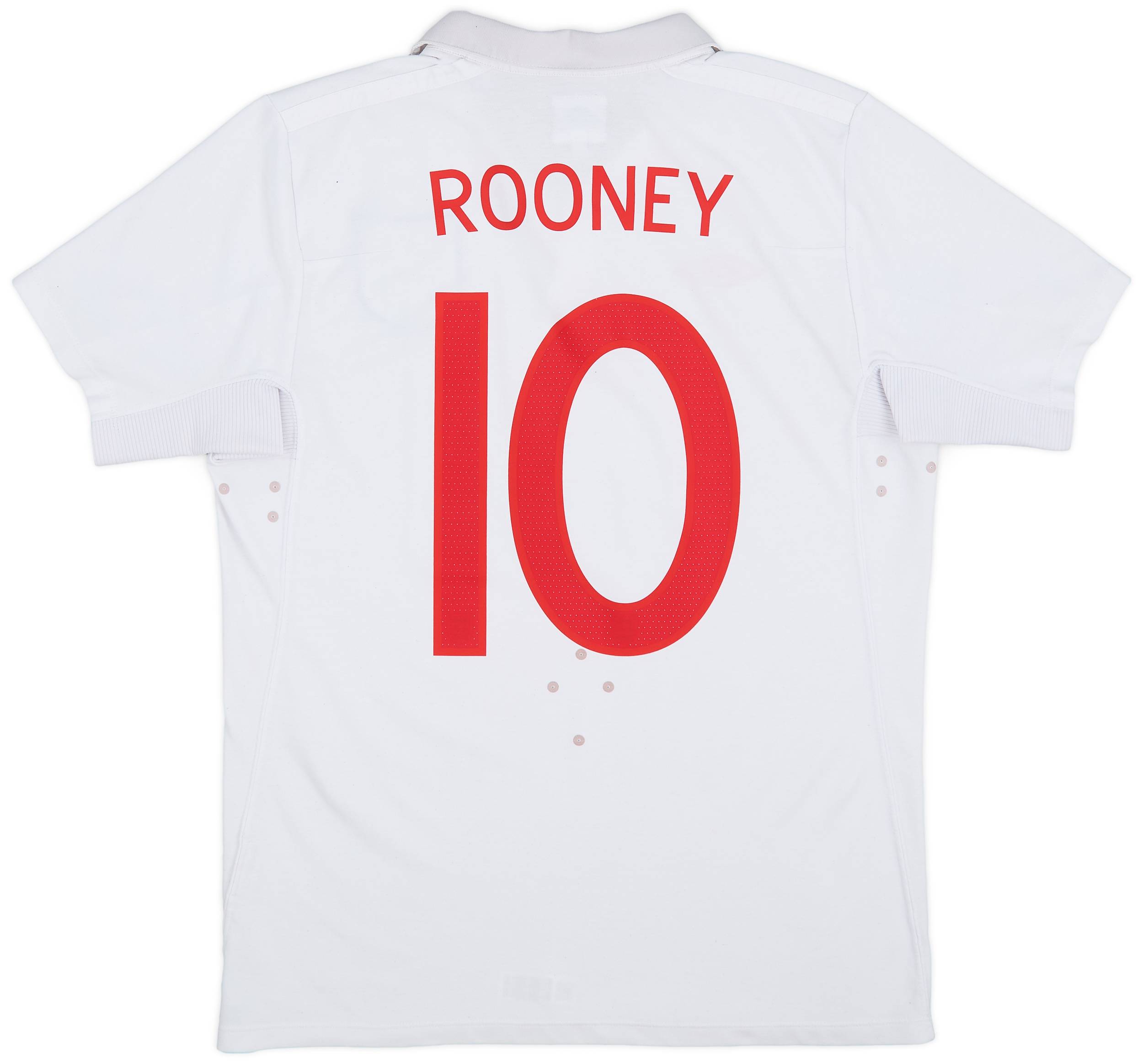 2009-10 England Home Shirt Rooney #10 - 6/10 - (M)
