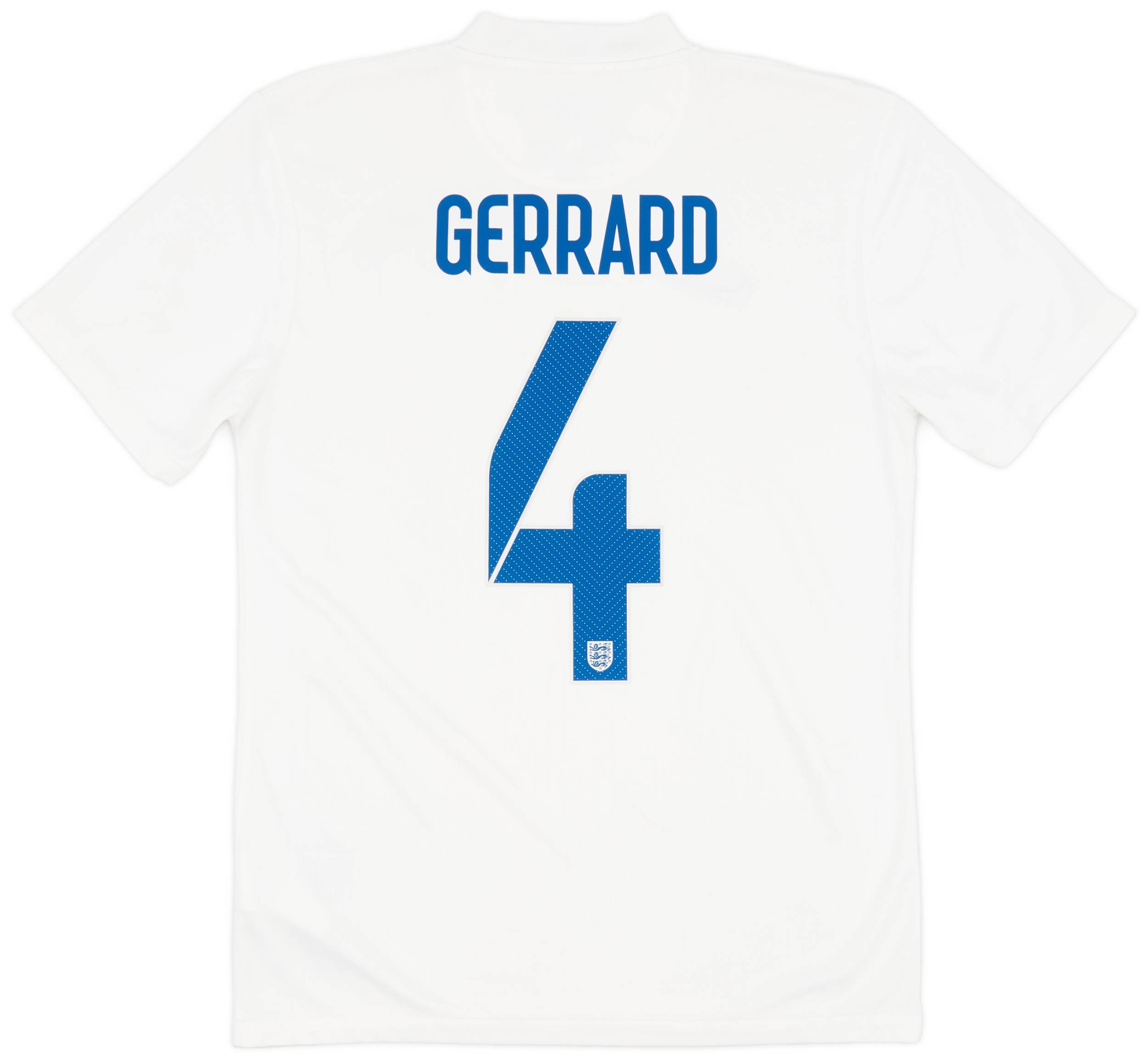 2014-15 England Home Shirt Gerrard #4 - 7/10 - (S)