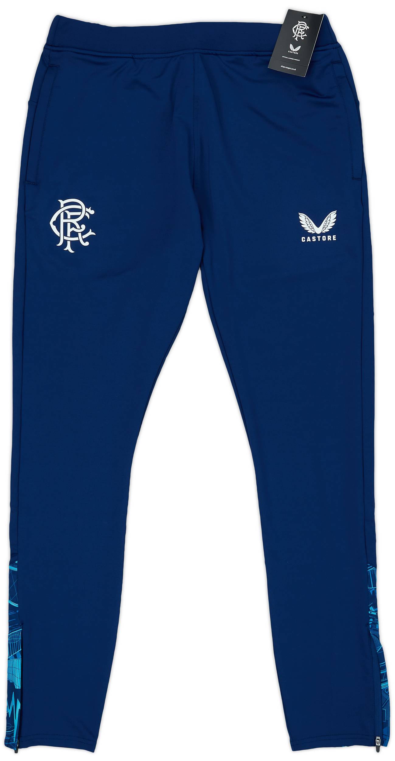 2023 24 Rangers Castore Stadium Training Pants Bottoms