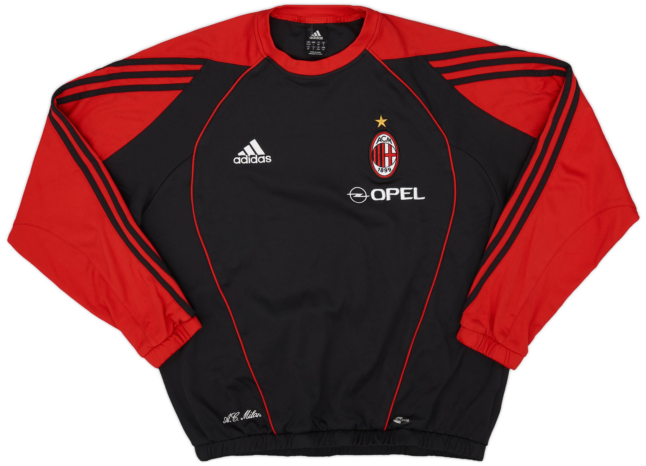 2005-06 AC Milan adidas Sweat Top - 9/10 - (L/XL)