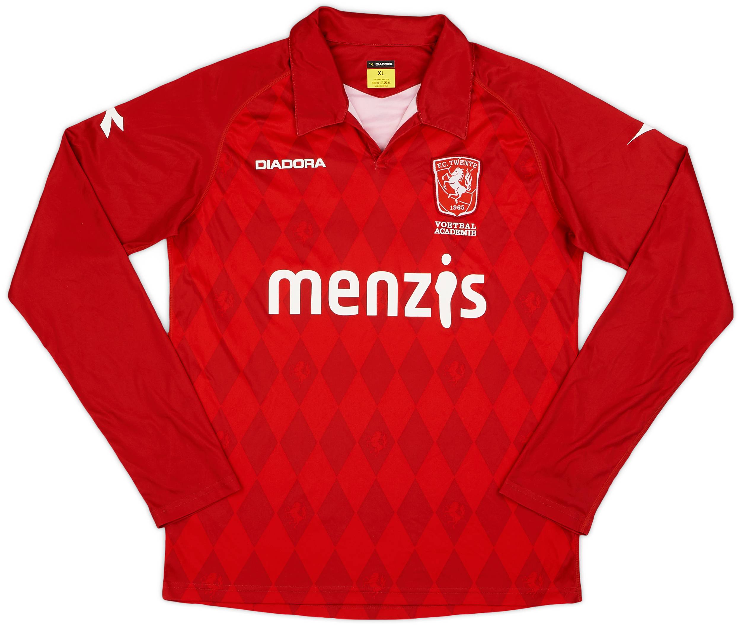 2010-11 FC Twente Home Academy L/S Shirt #7 - 9/10 - (XL.Boys)