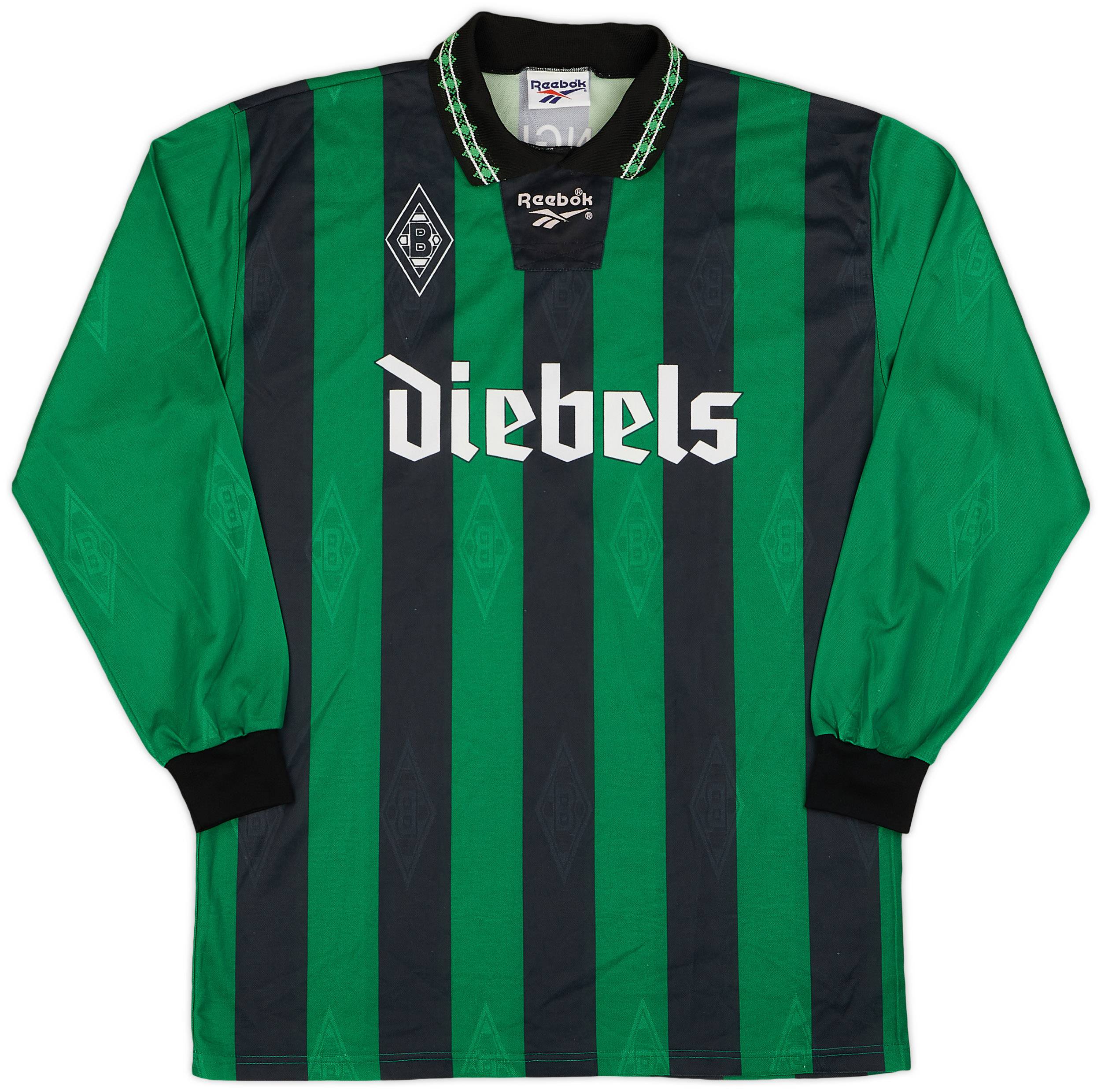1995-96 Borussia Monchengladbach Away L/S Shirt - 8/10 - (L)