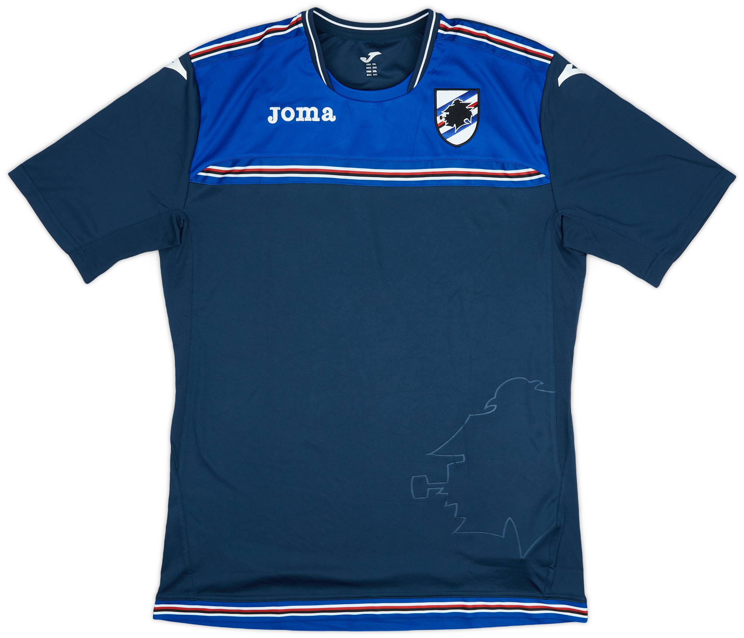 2016-17 Sampdoria Joma Training Shirt - 9/10 - (XXL)