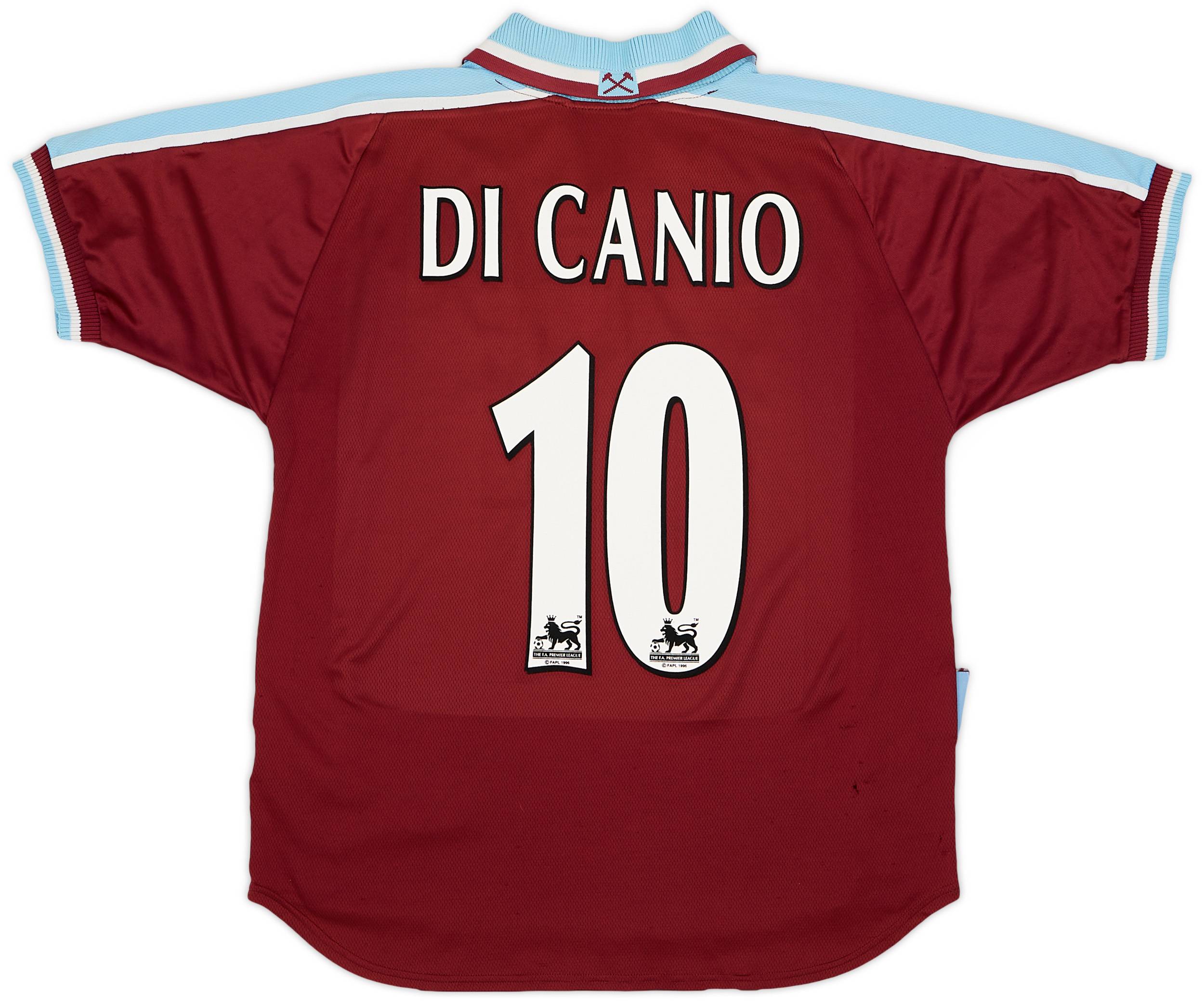 1999-01 West Ham Home Shirt Di Canio #10 - 9/10 - (M)