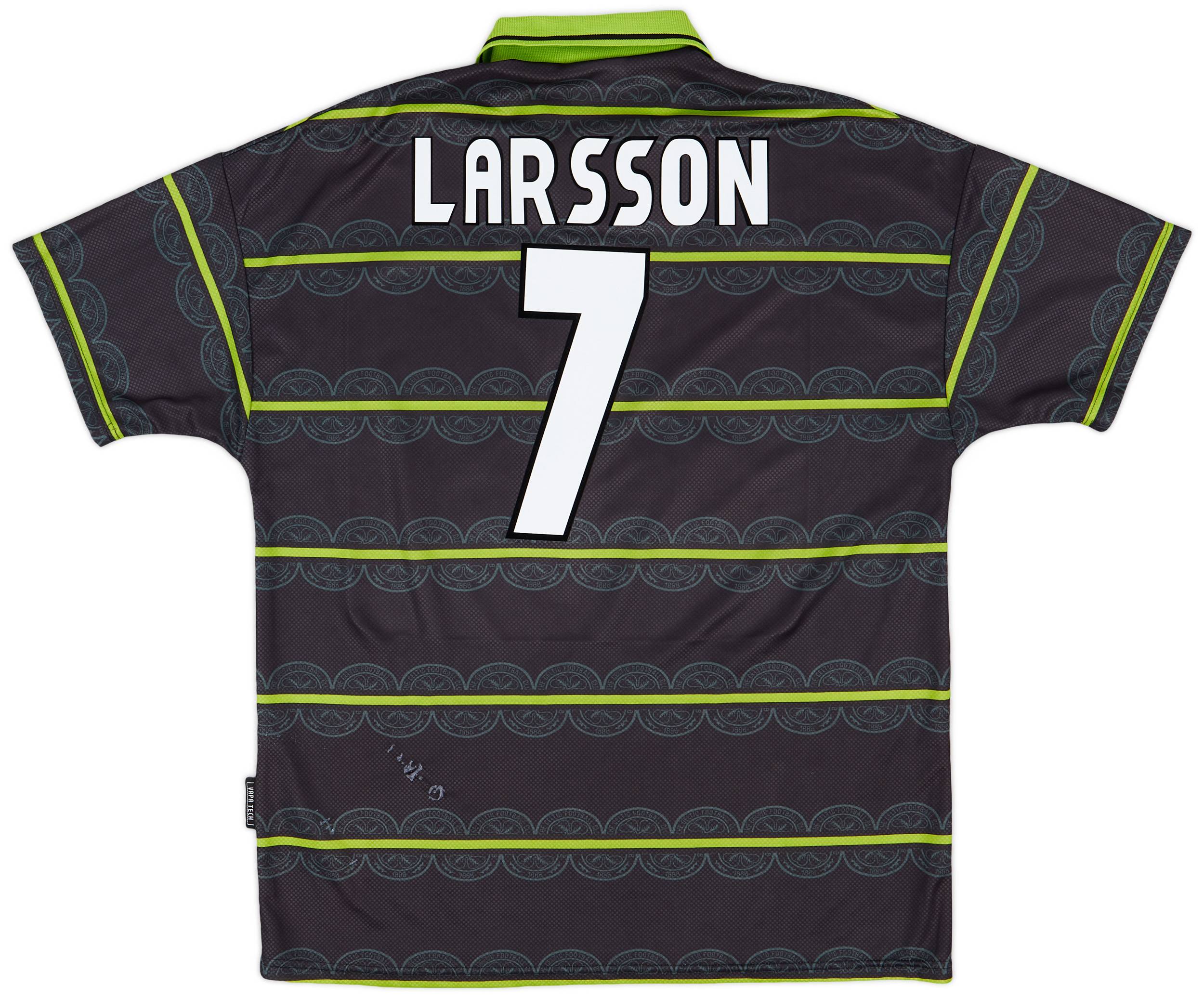 1999-00 Celtic Away Shirt Larsson #7 - 7/10 - (XL)