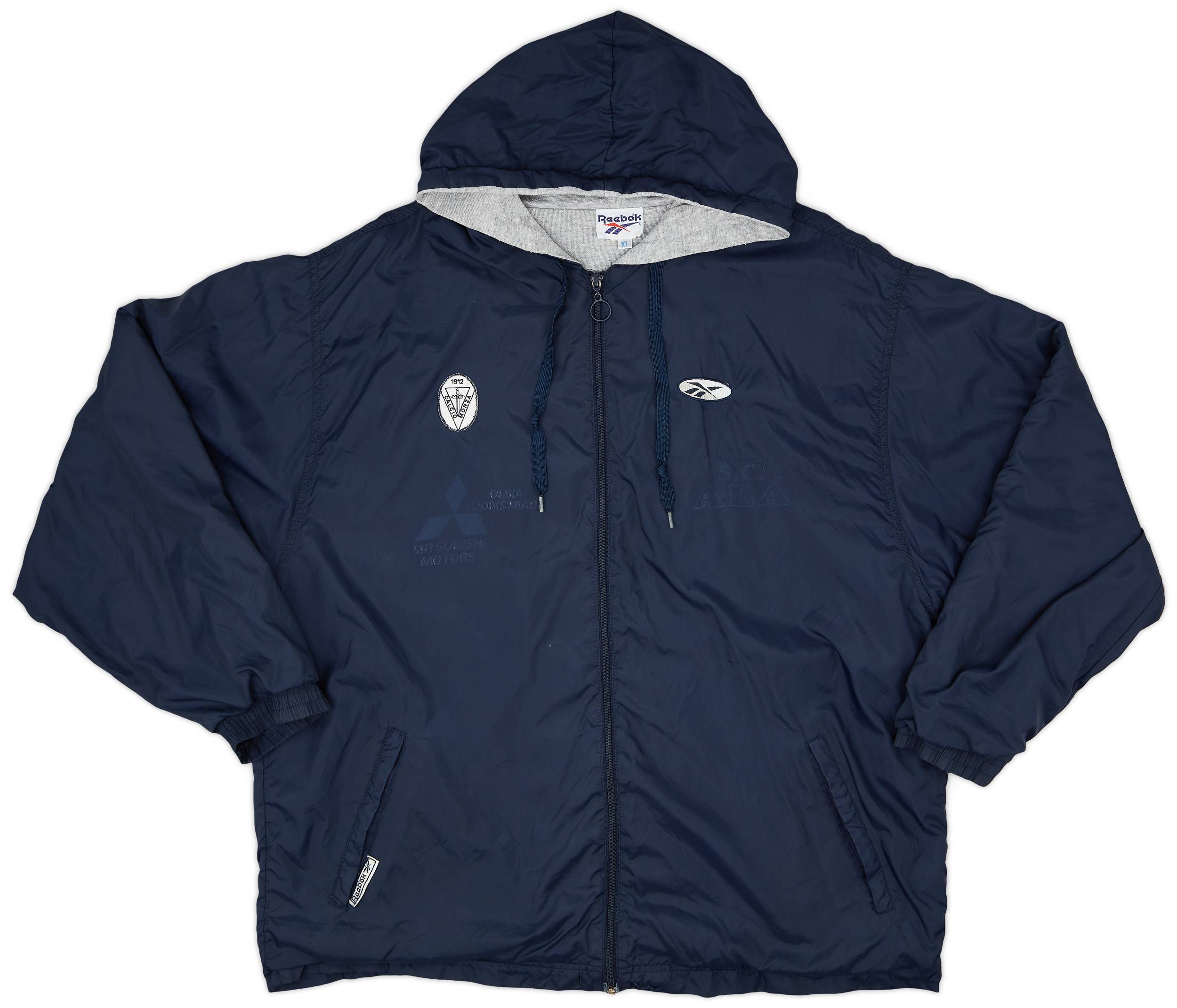 1990s Reebok Template Hooded Track Jacket Monza 5 10 XL