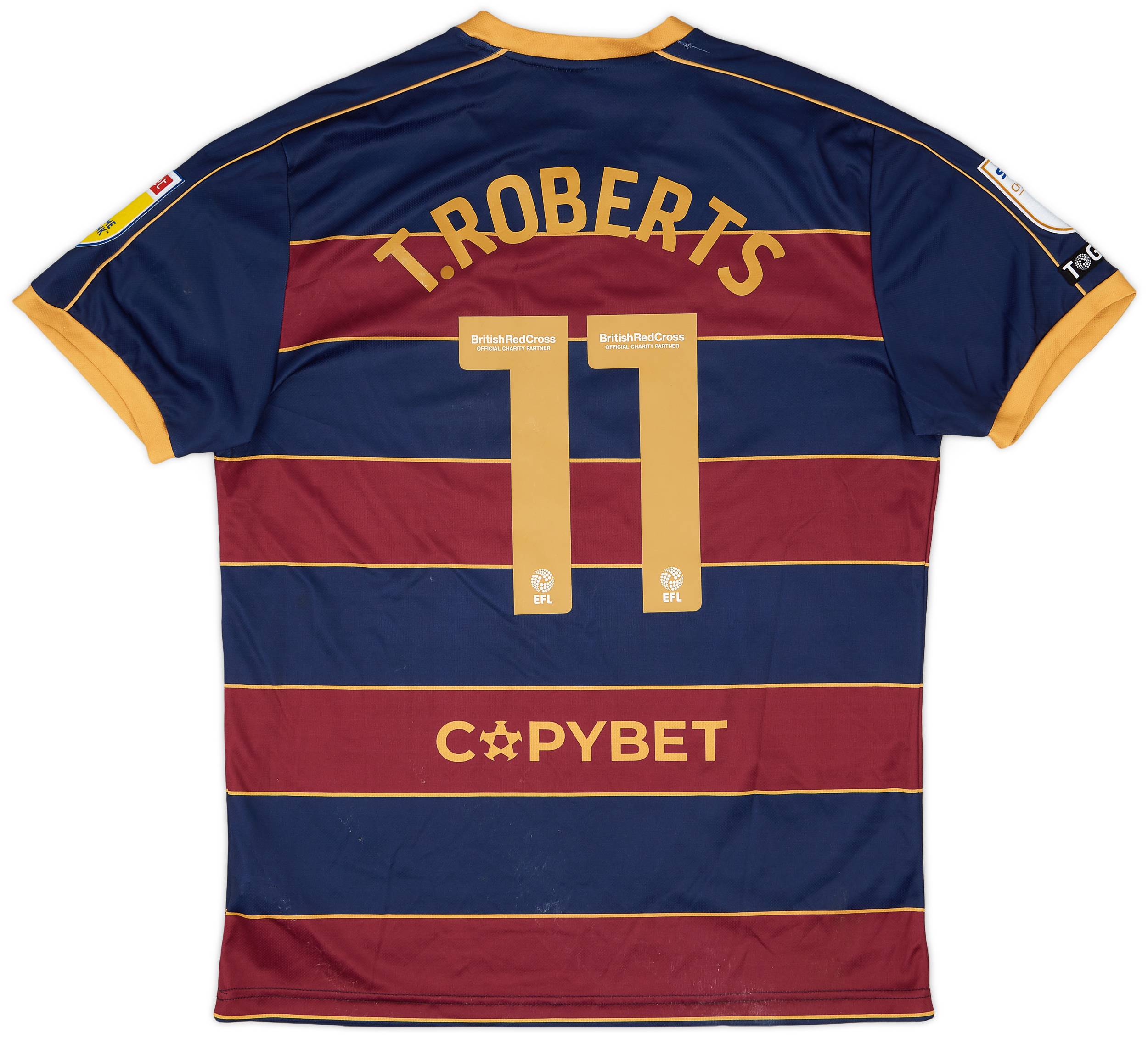 2022-23 QPR Match Issue Away Shirt T.Roberts #11