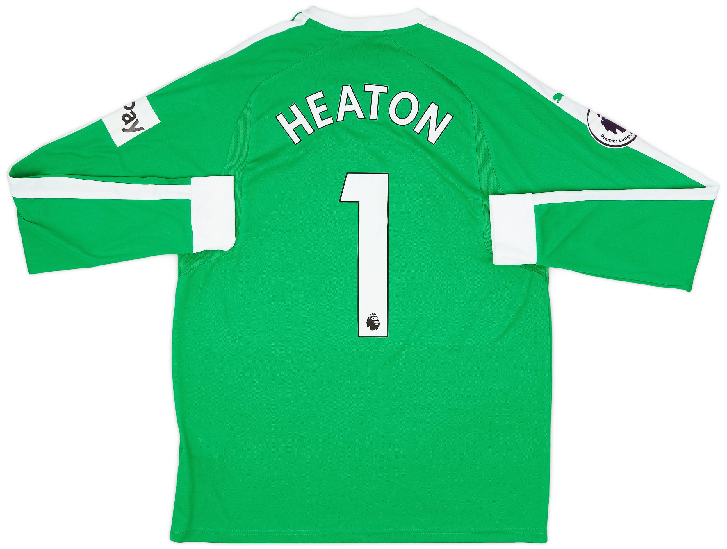 2018-19 Burnley Match Issue GK Shirt Heaton #1