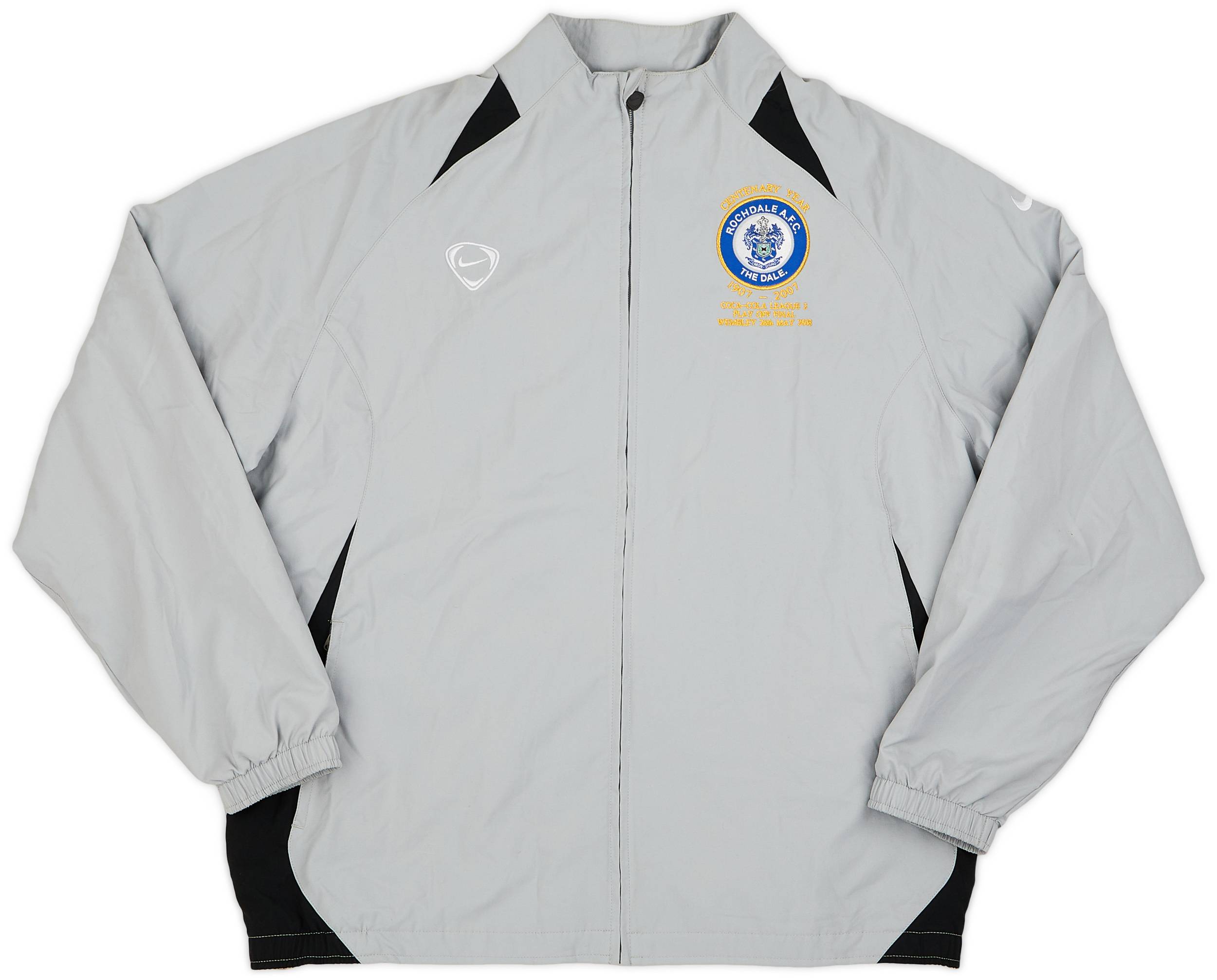2007-08 Rochdale Nike Centenary 'League 2 Play Off Final' Track Jacket - 9/10 - (L)