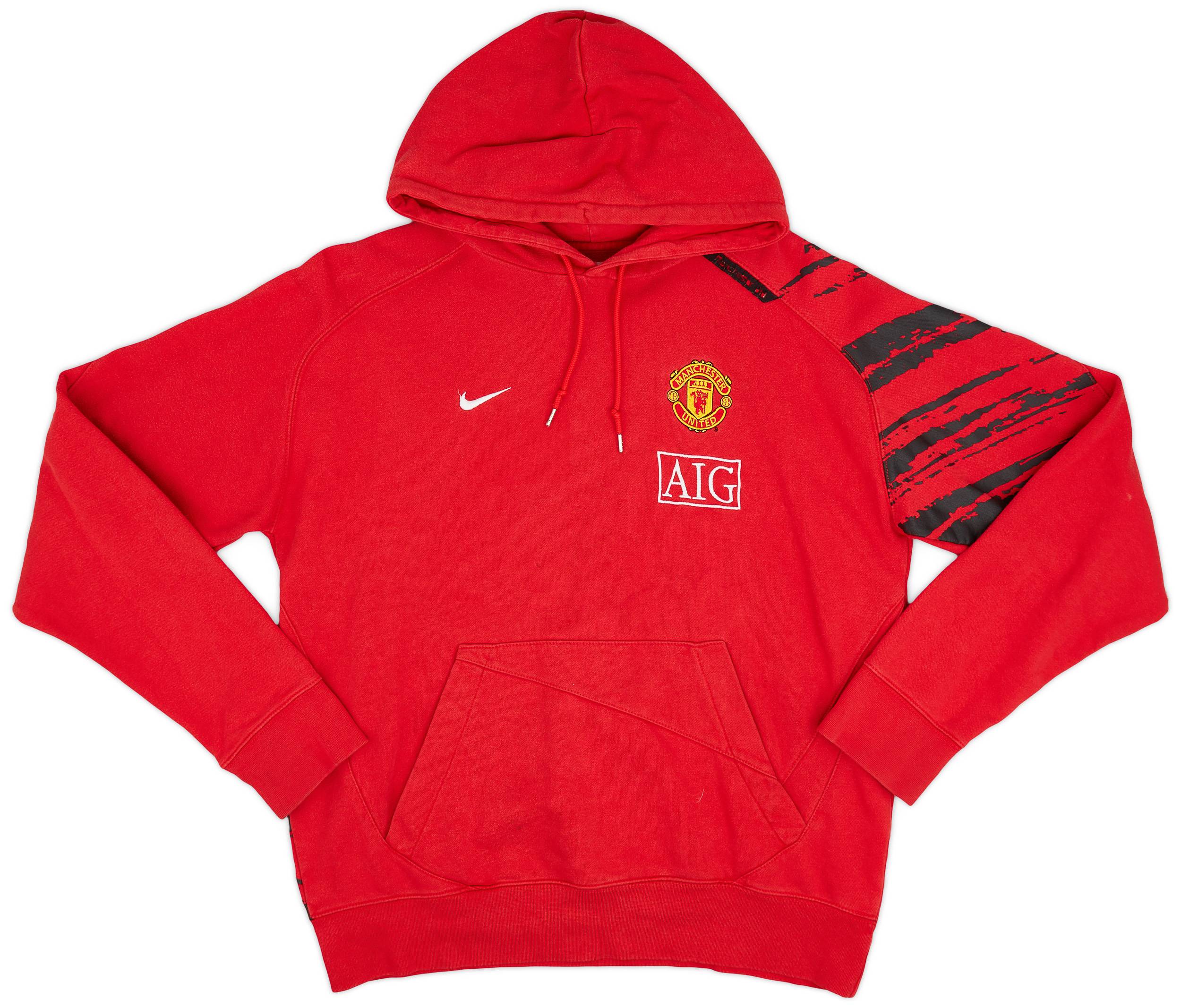 2007 08 Manchester United Nike Hooded Top 8 10 L