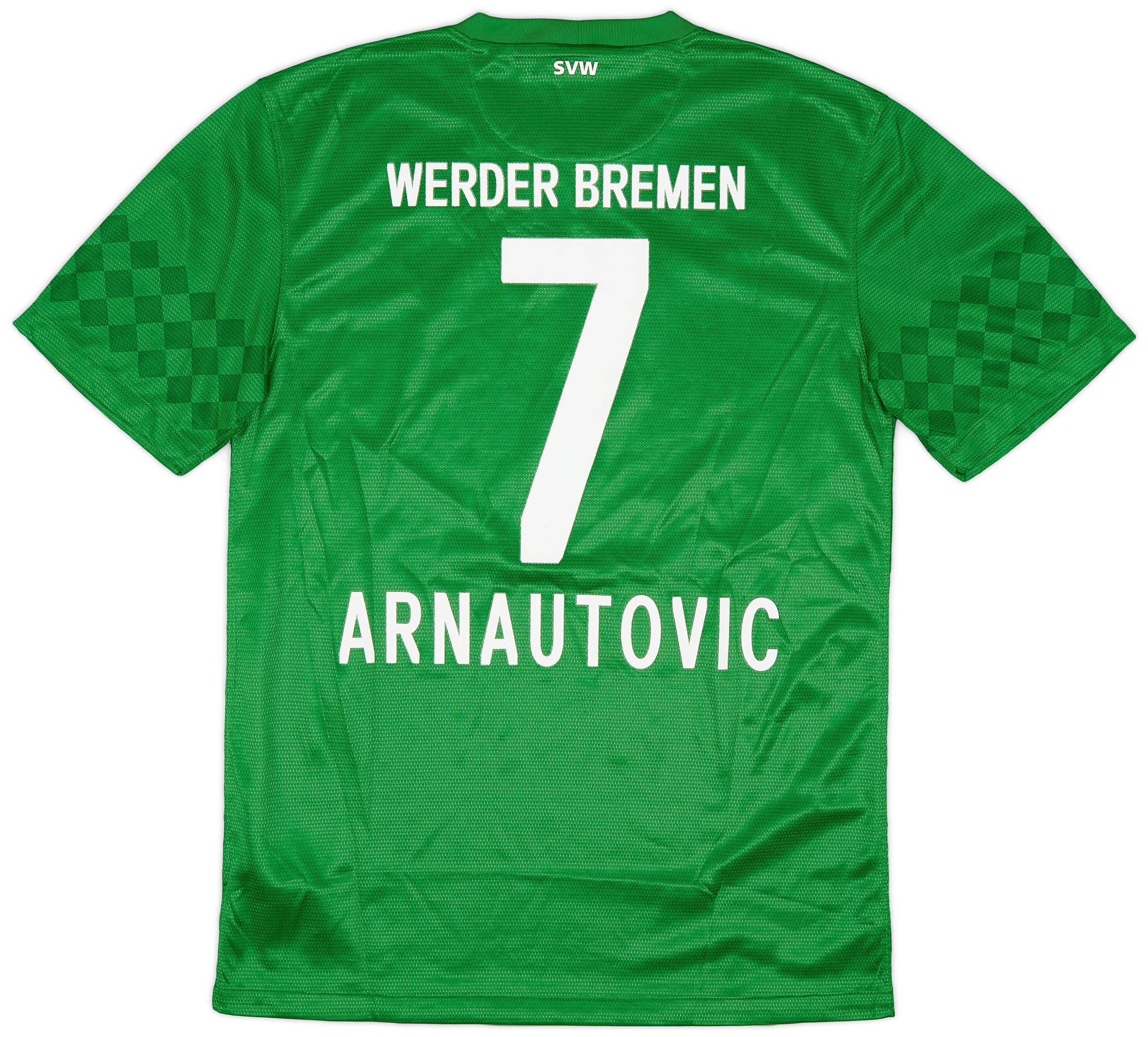 2012-13 Werder Bremen Home Shirt Arnautovic #7 - 8/10 - (S)