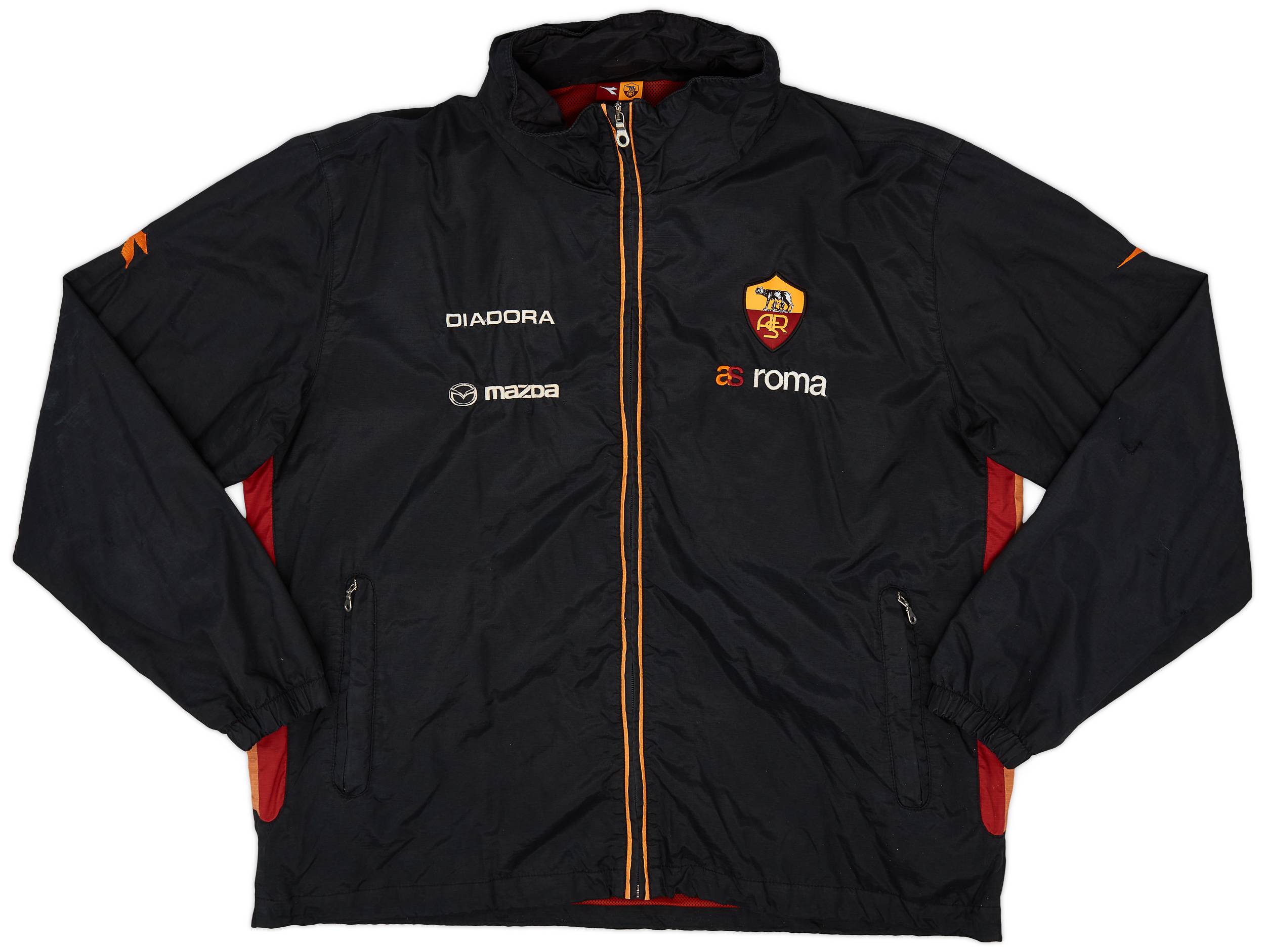 2004-05 Roma Diadora Track Jacket - 9/10 - (XL)