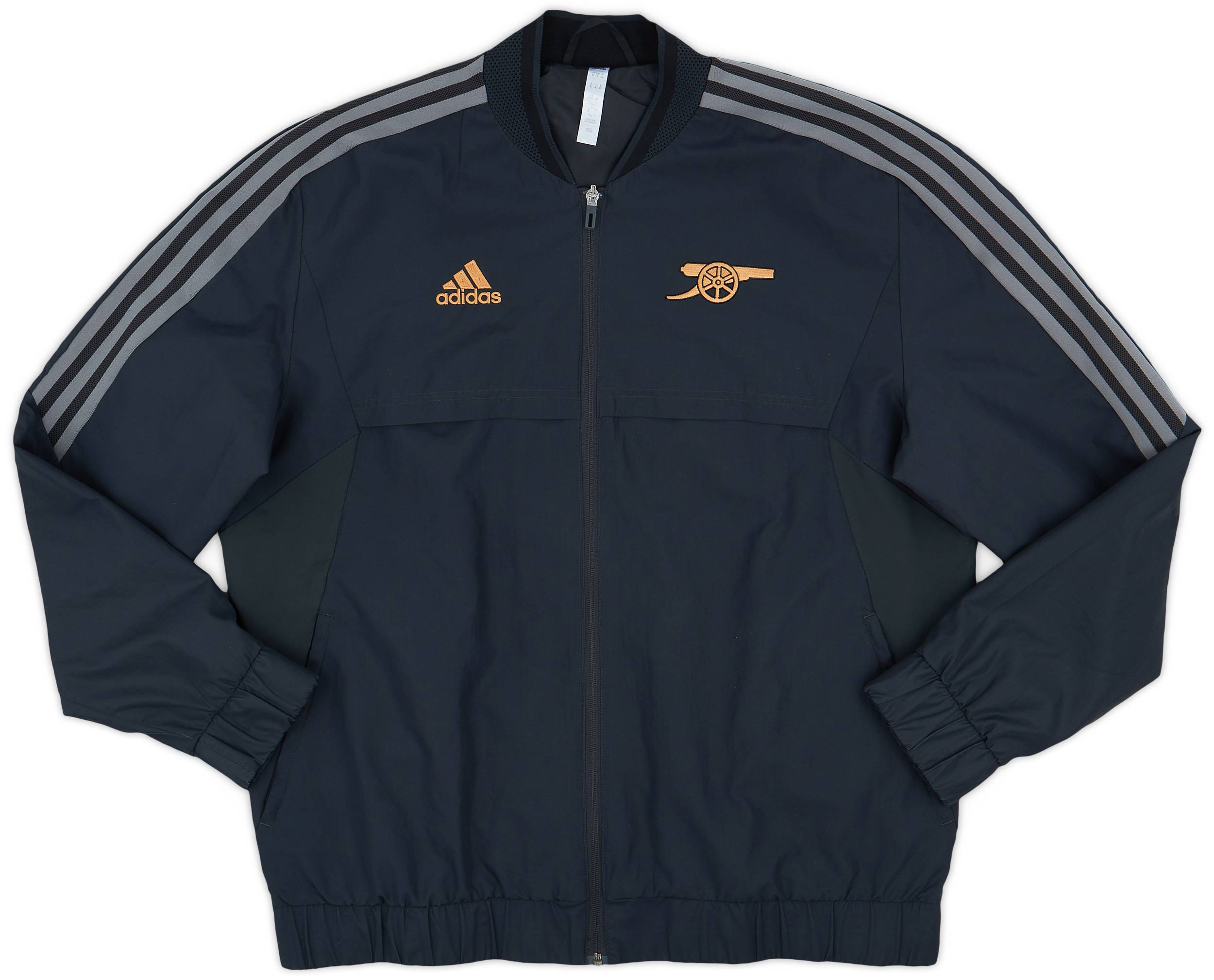アーセナル トラックジャケット adidas xLサイズ22/23 黒金 2022-23 Arsenal adidas Track Jacket - 9/10 - (XL)
