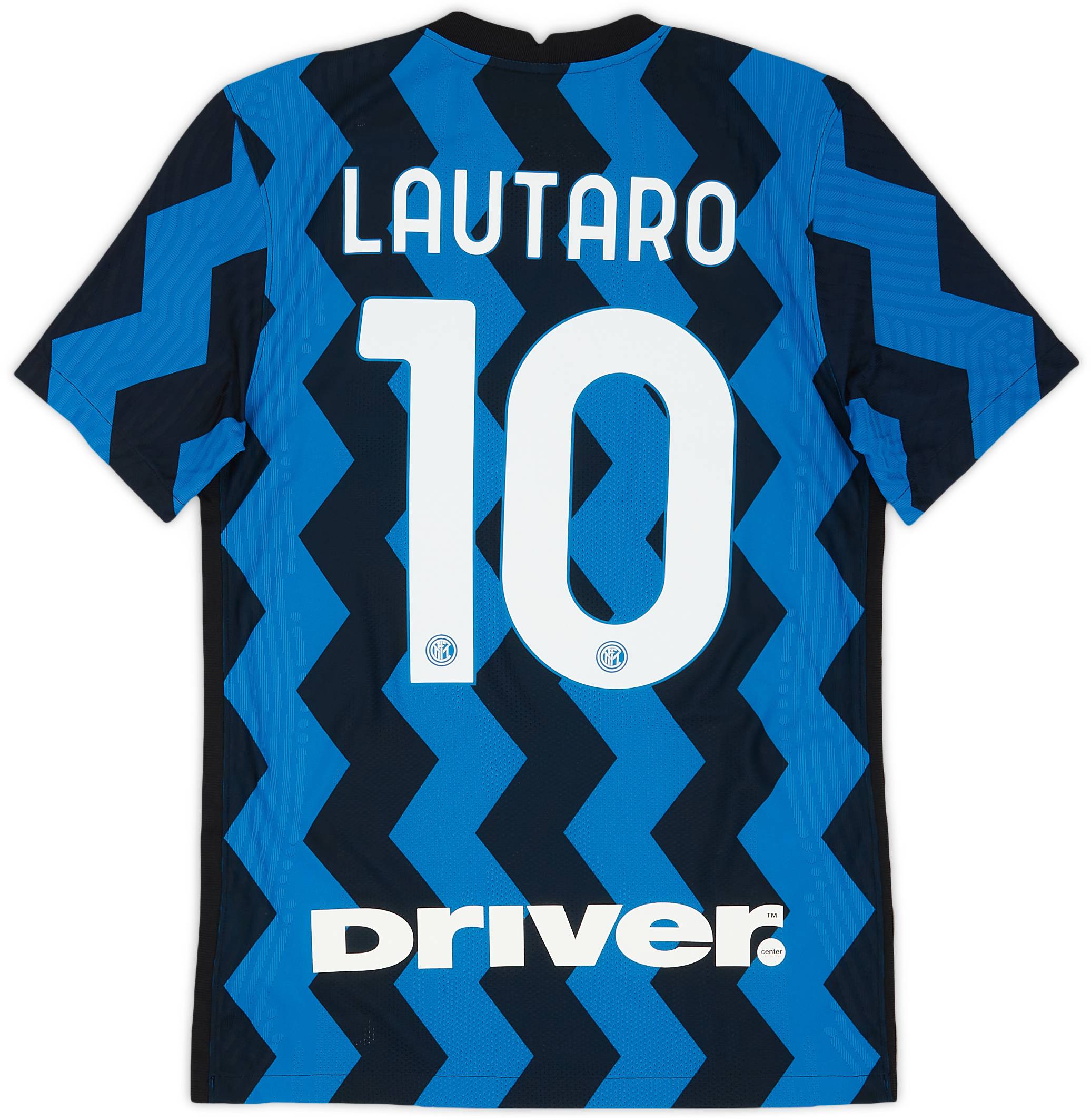 【即日発送】インテル・ミラノ LAUTARO 10 半袖 ユニフォーム 2020-21 Inter Milan Authentic Home Shirt Lautaro #10 (S)