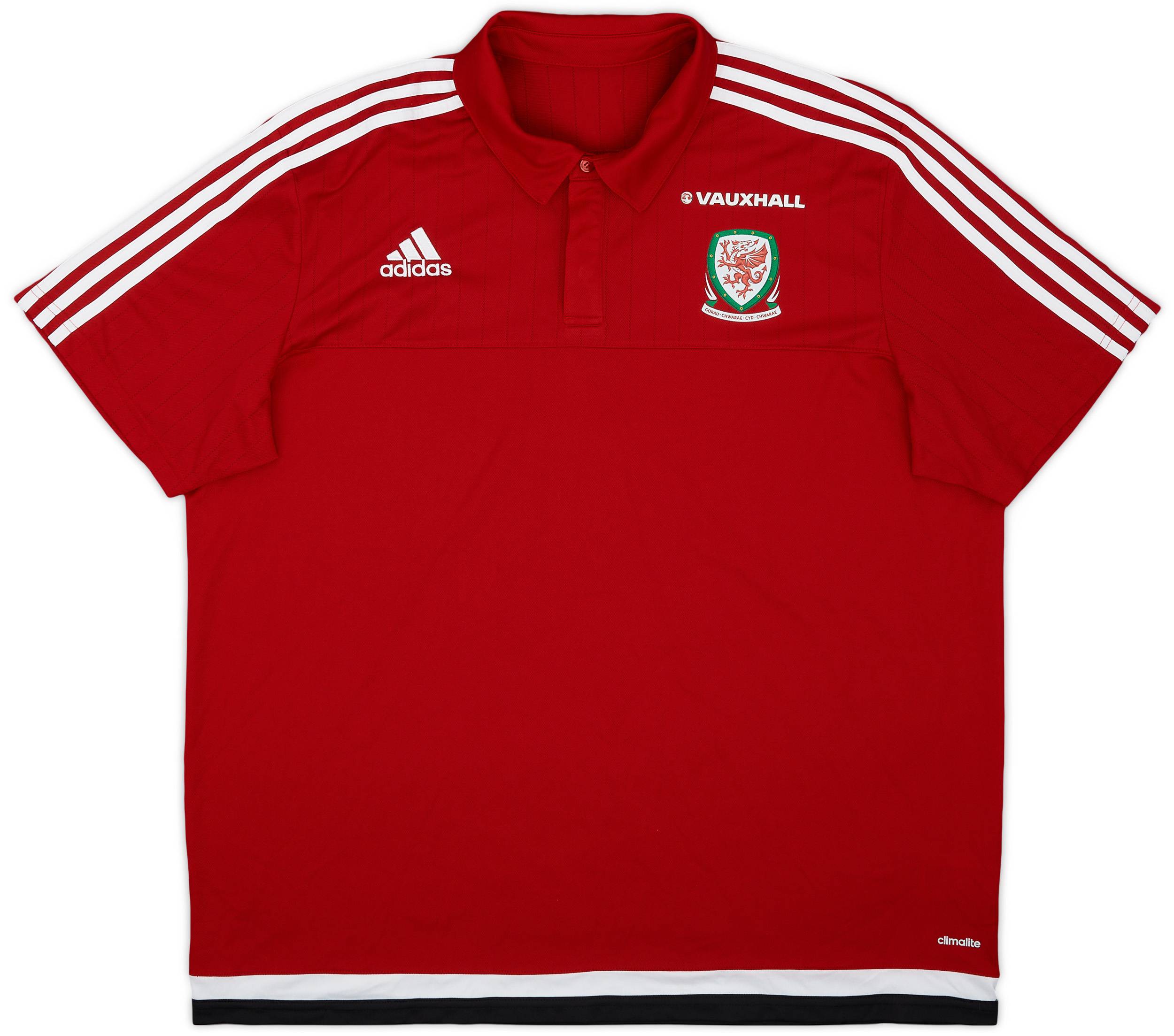 2016-17 Wales adidas Polo Shirt - 9/10 - (XXL)