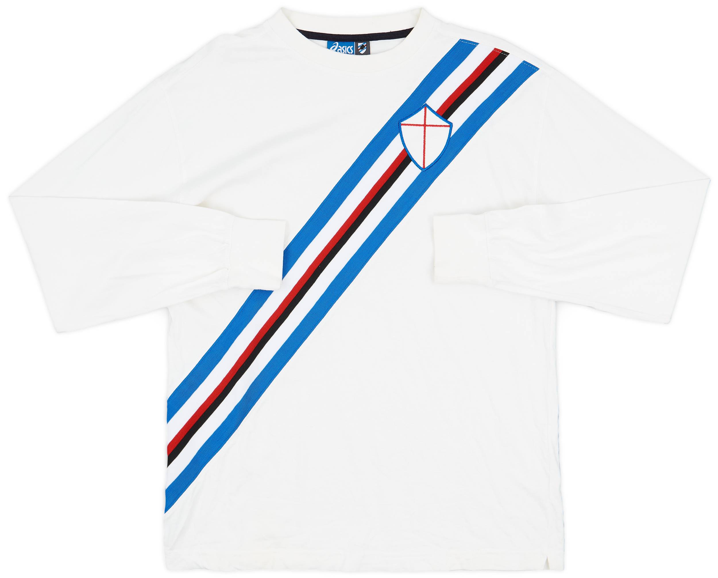 2003-04 Sampdoria Asics Training L/S Shirt - 6/10 - (M)