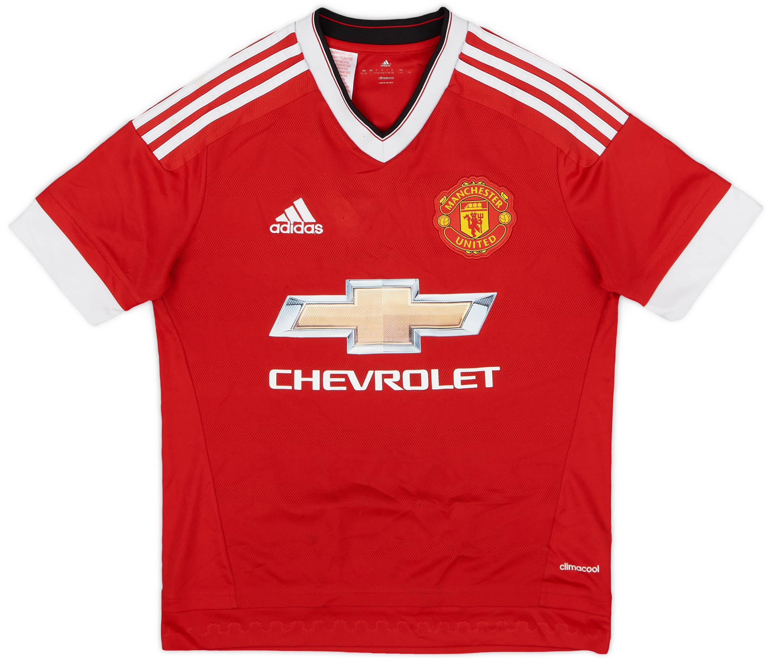 2015-16 Manchester United Home Shirt - 4/10 - (L.Boys)