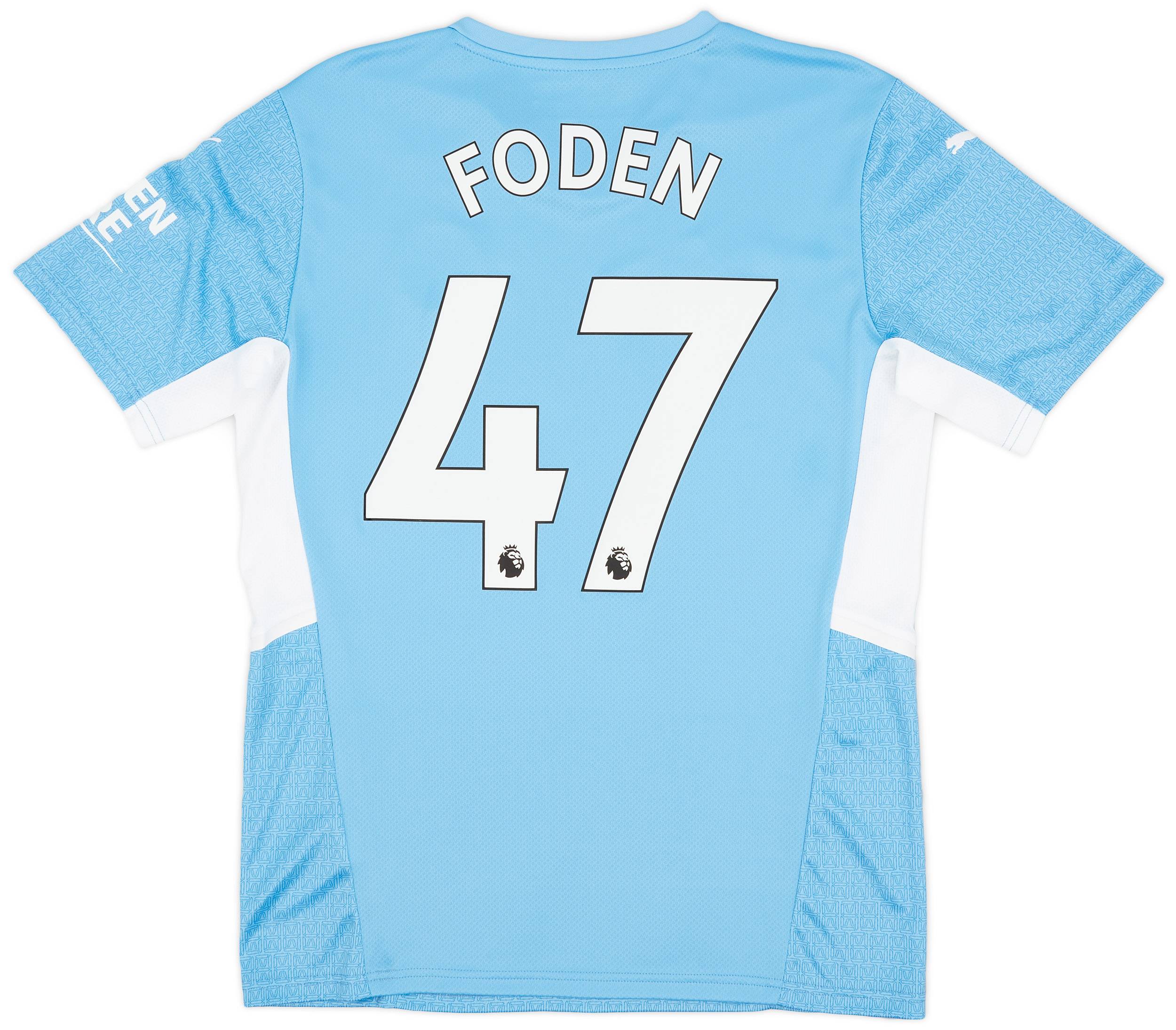2021-22 Manchester City Home Shirt Foden #47