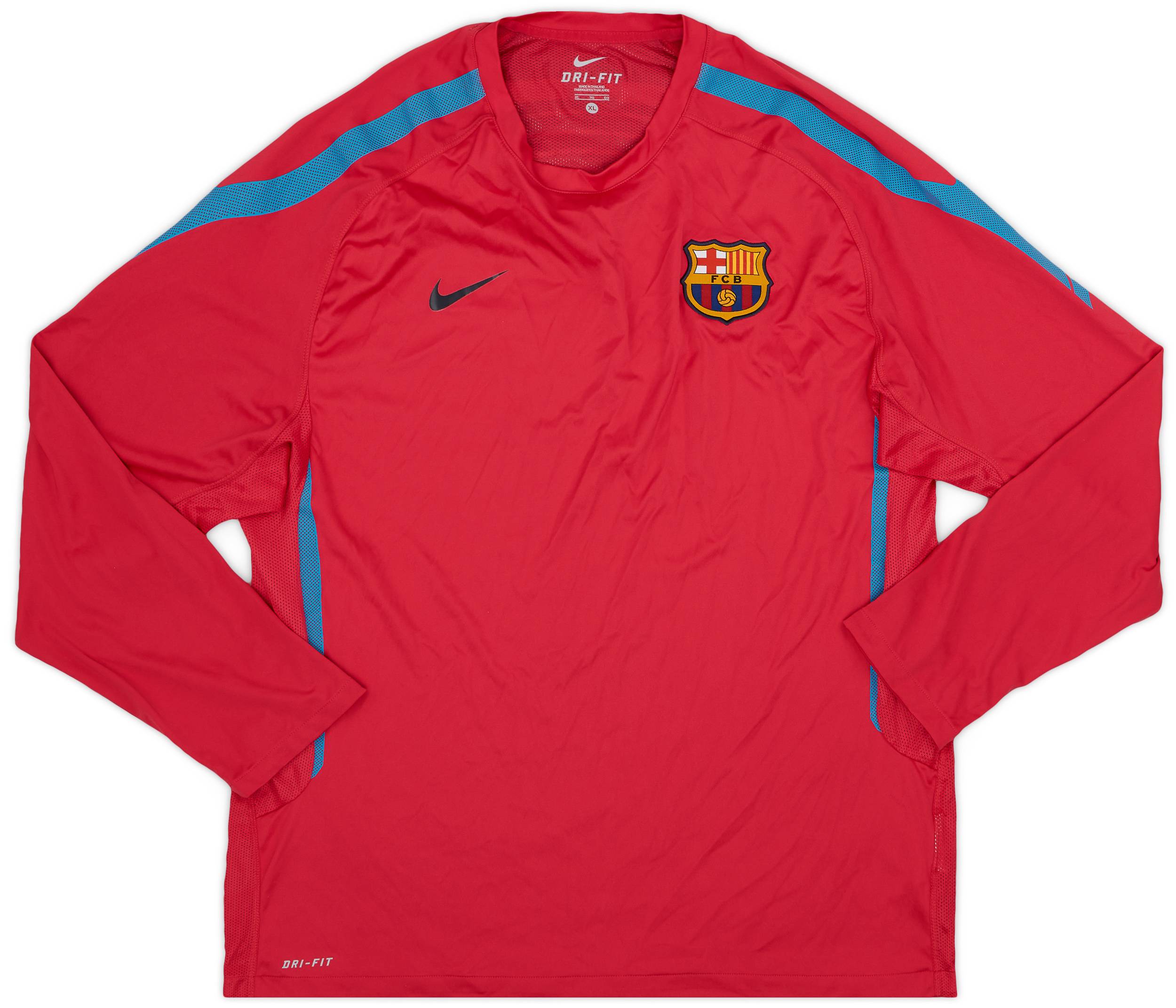 2010-11 Barcelona Nike Training L/S Shirt - 9/10 - (XL)