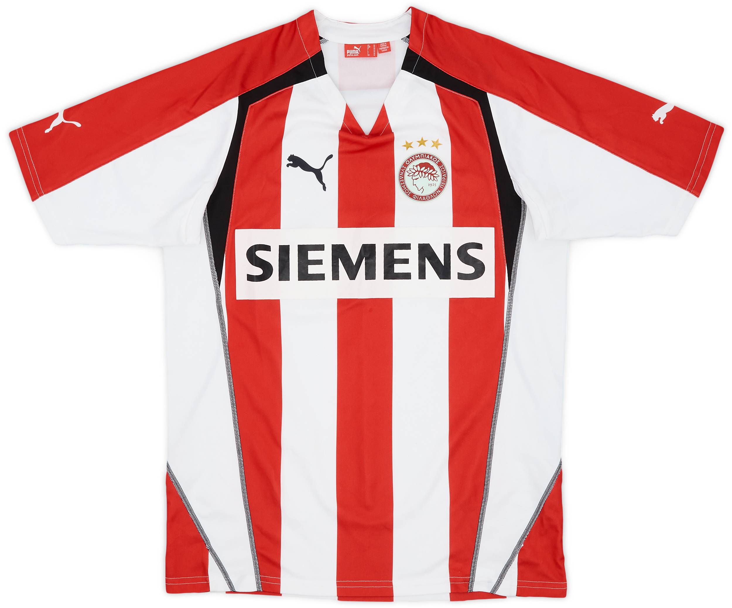 2005-06 Olympiakos Home Shirt - 8/10 - (M)