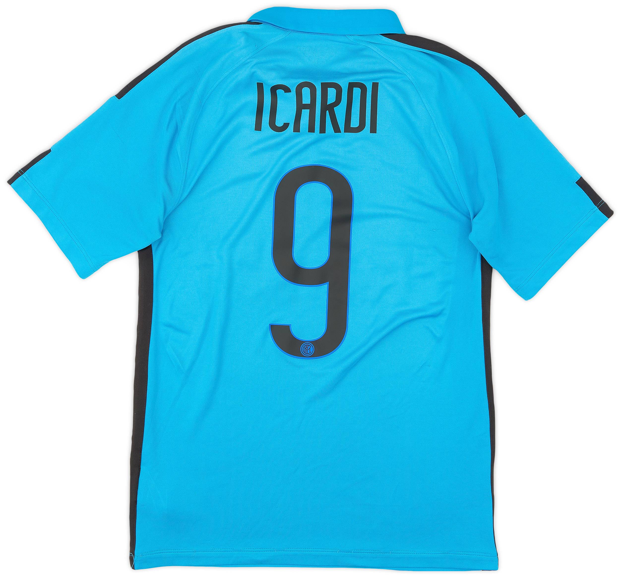 インテル・ミラノ Icardi 9 シャツ 希少】16/17 インテル・ミラノ ♯9 イカルディ【Mサイズ相当