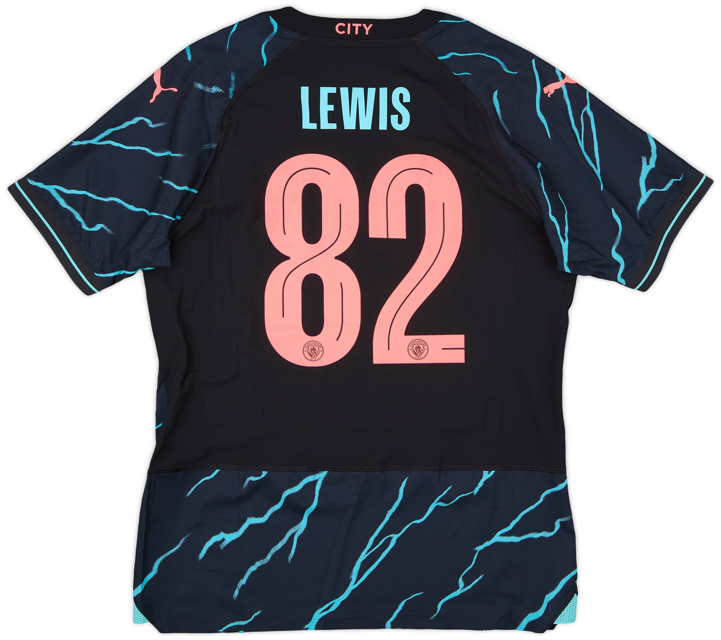 2023-24 Manchester City Player Issue Third Shirt Lewis #82