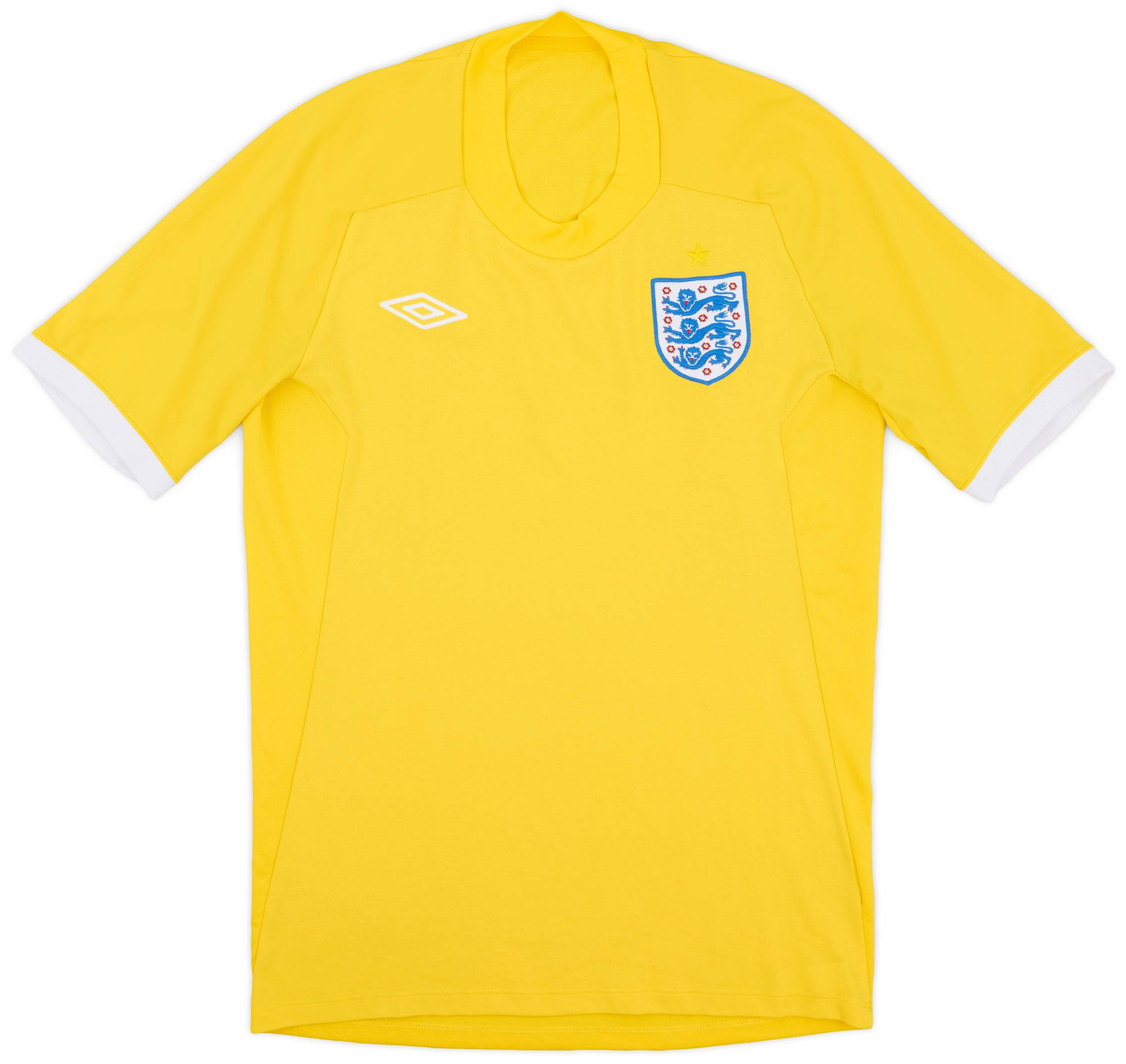 2010-11 England GK S/S Shirt - 8/10 - (M)