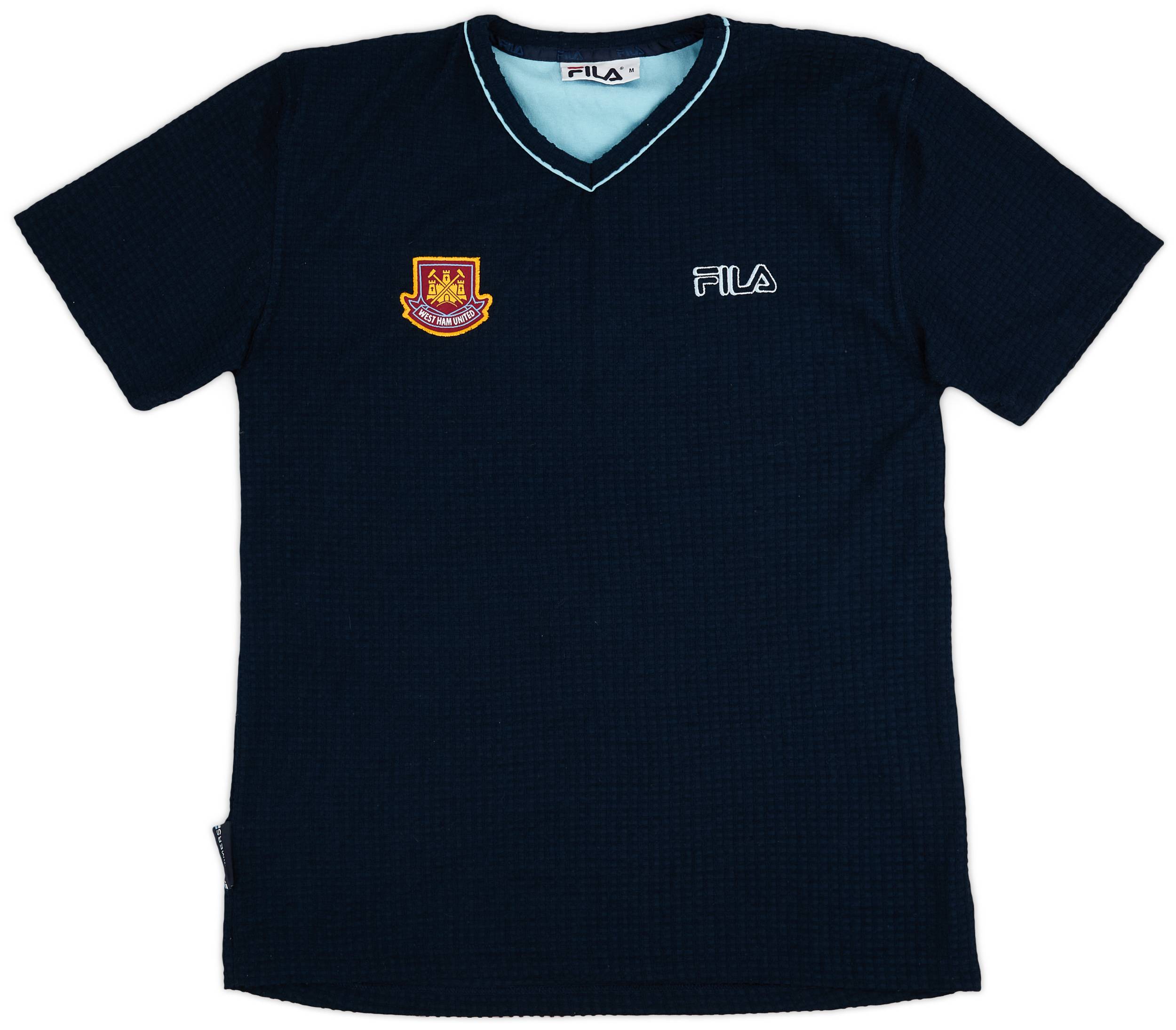 2000-02 West Ham Fila Cotton Tee - 9/10 - (M)