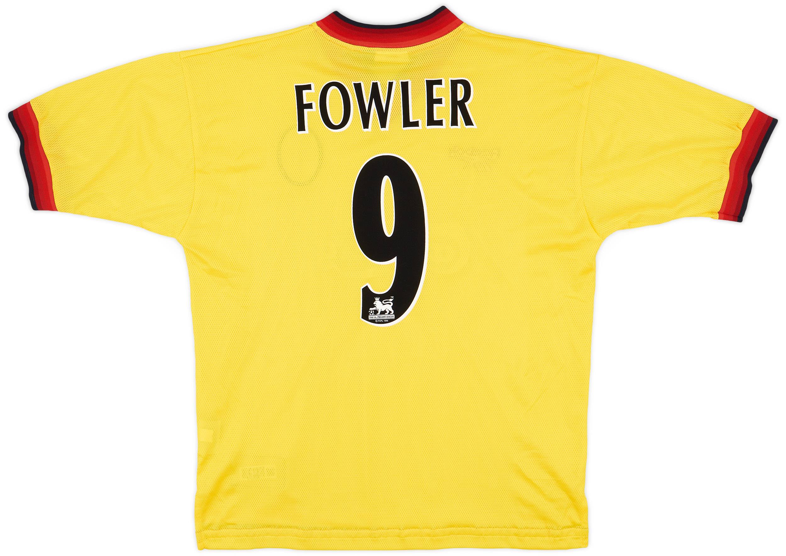 1997-99 Liverpool Away Shirt Fowler #9 - 9/10 - (L)