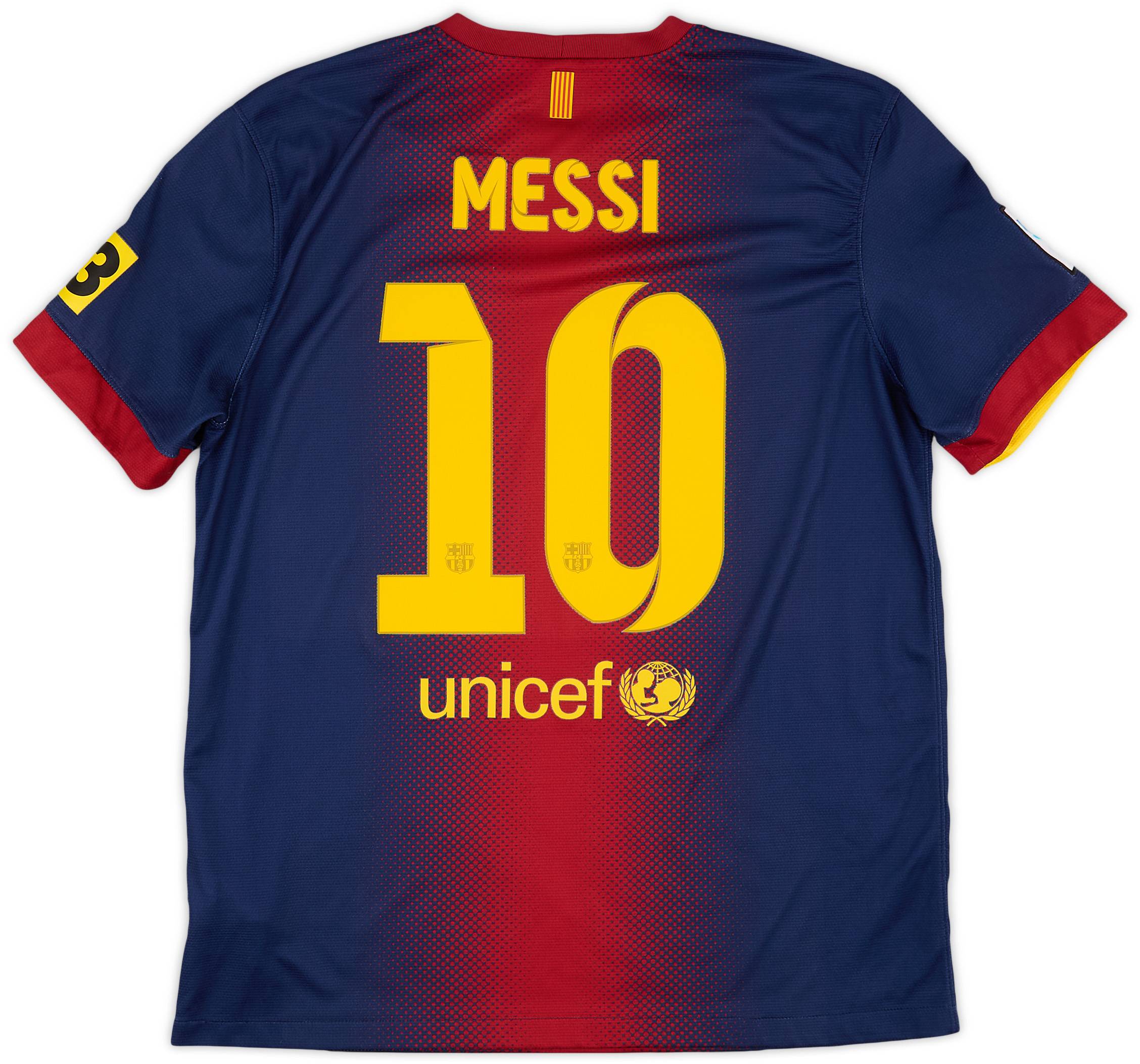 2012-13 Barcelona Home Shirt Messi #10 - 8/10 - (L)
