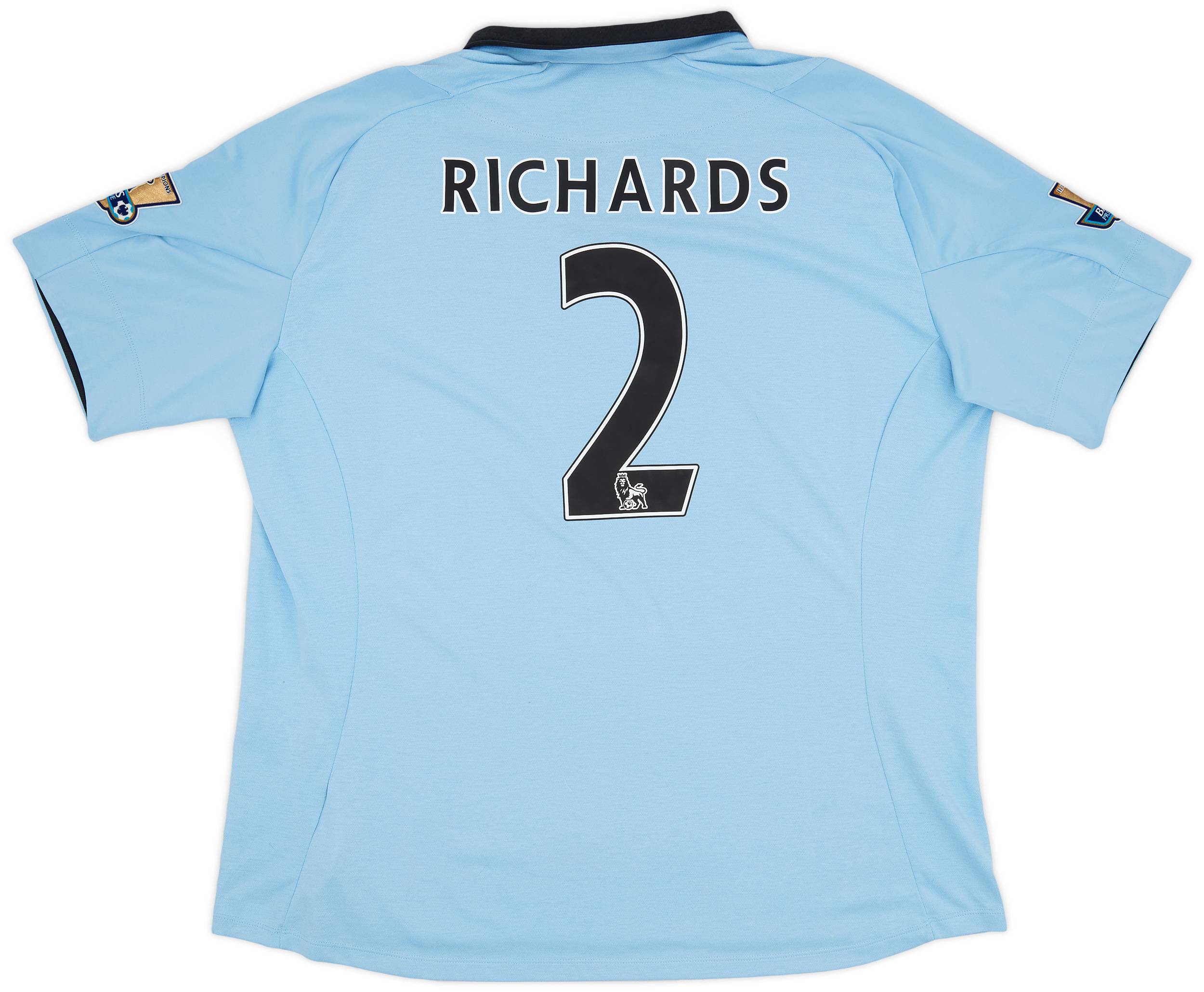 2012-13 Manchester City Home Shirt Richards #2 - 8/10 - (XXL)
