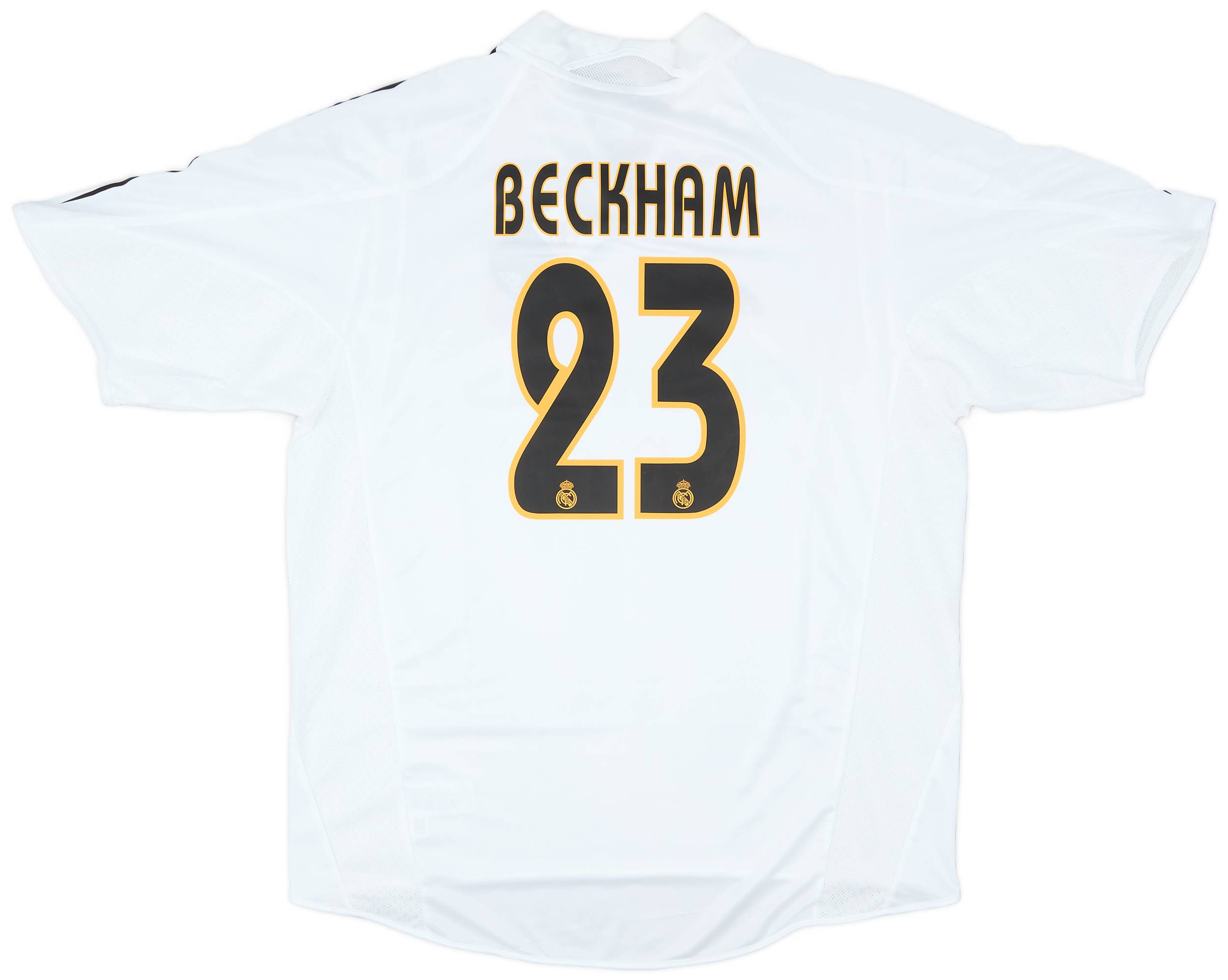 2004 05 Real Madrid Home Shirt Beckham 23 XL