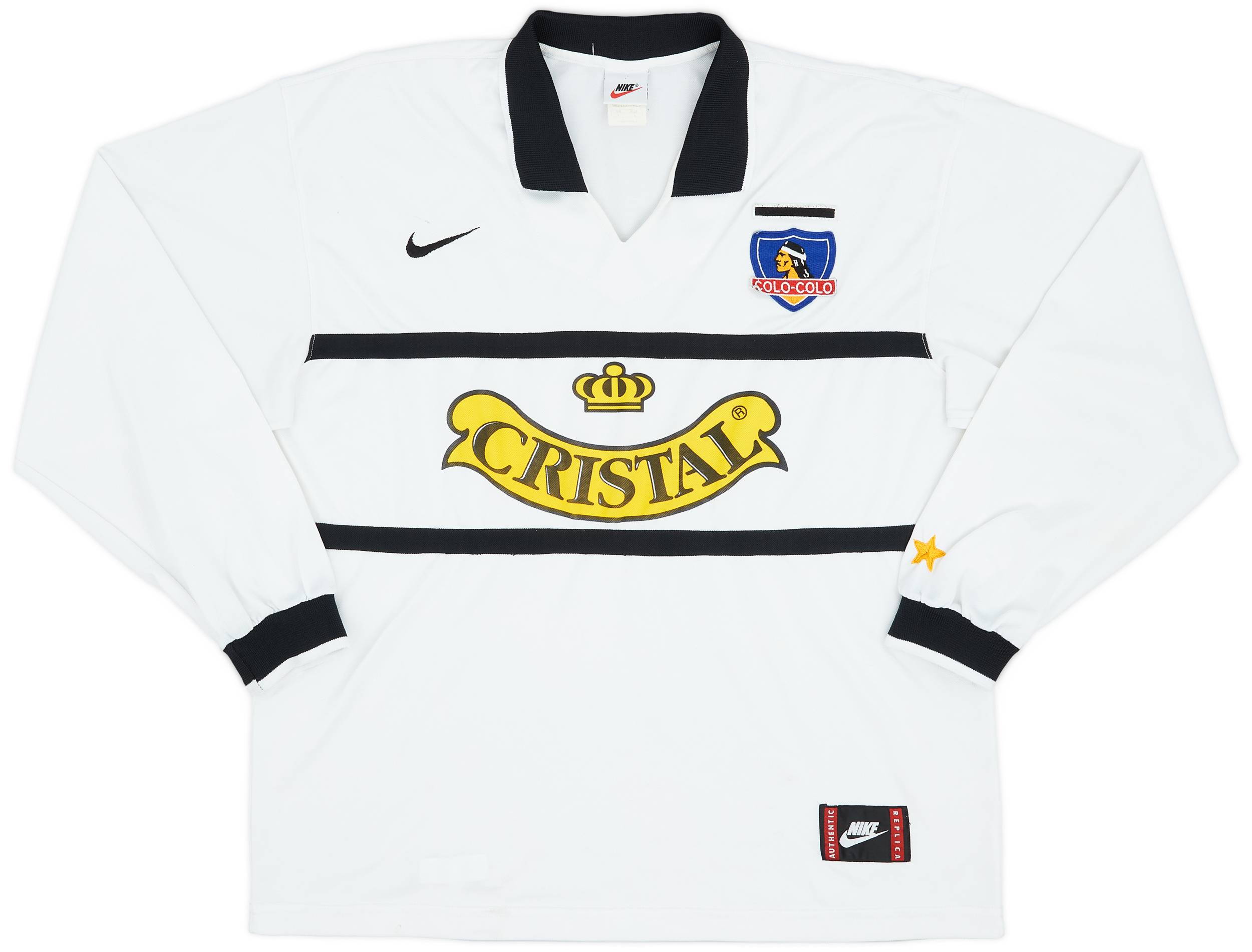 1996 Colo Colo Home L/S Shirt - 6/10 - (L)