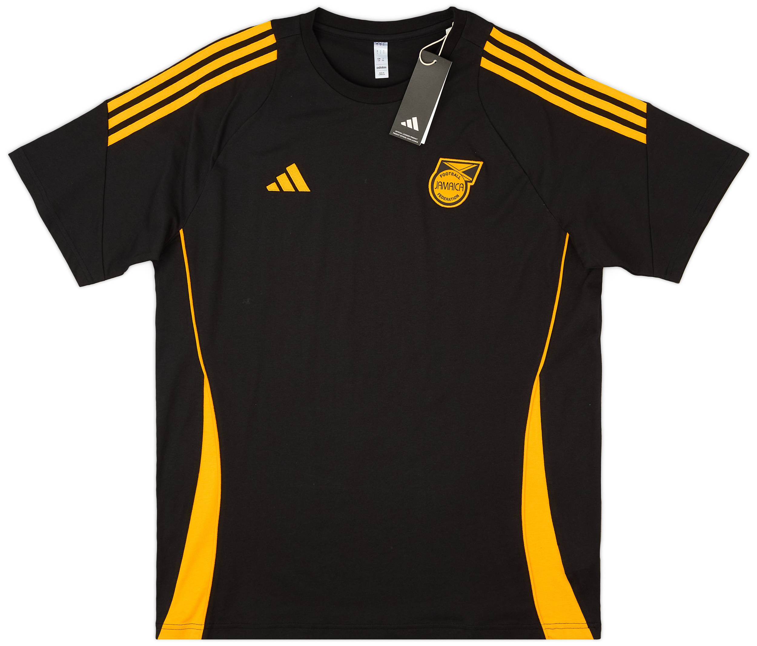 Adidas yellow and black football kit clearance