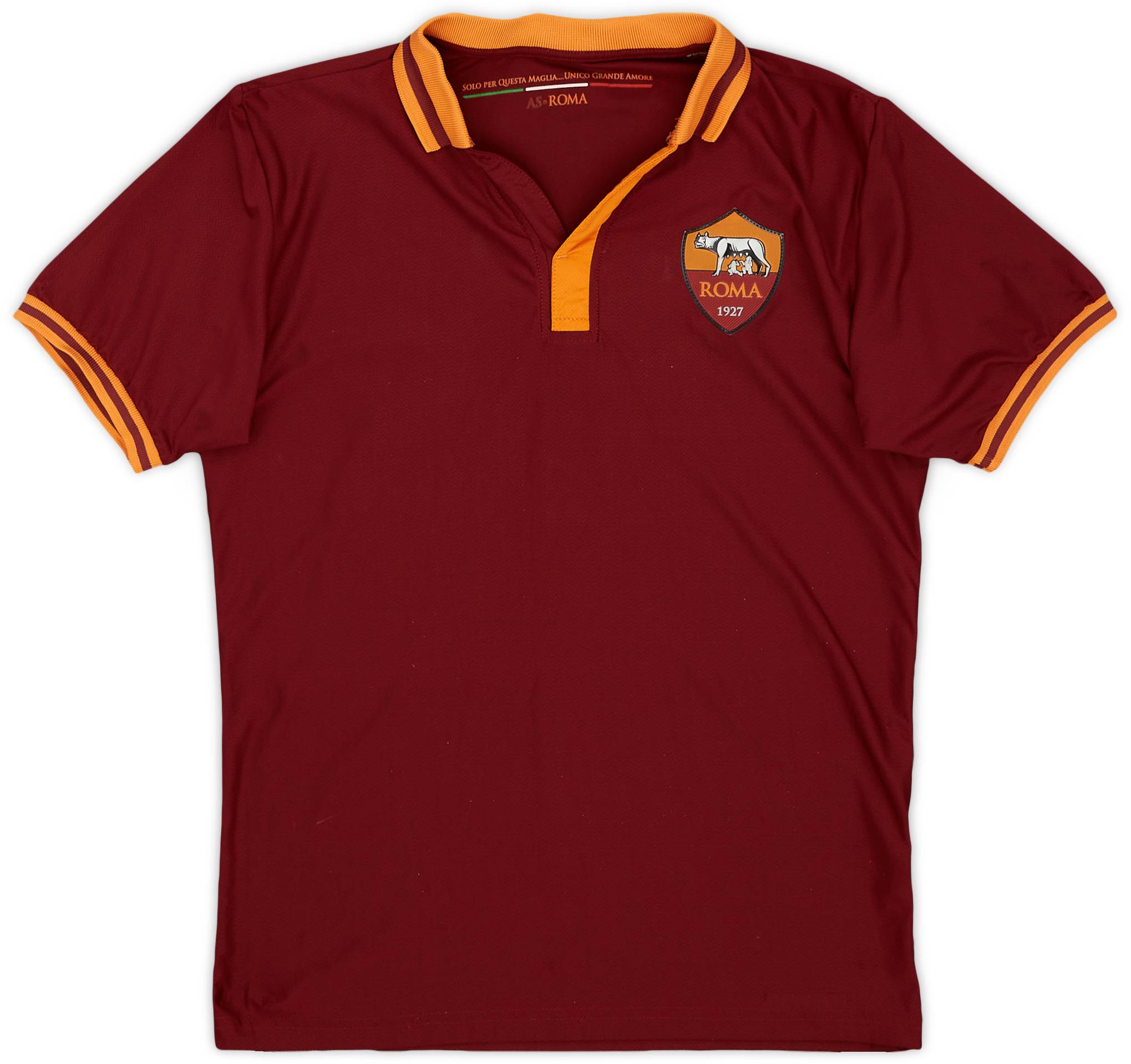 2013-14 Roma Home Shirt - 8/10 - (XL.Boys)