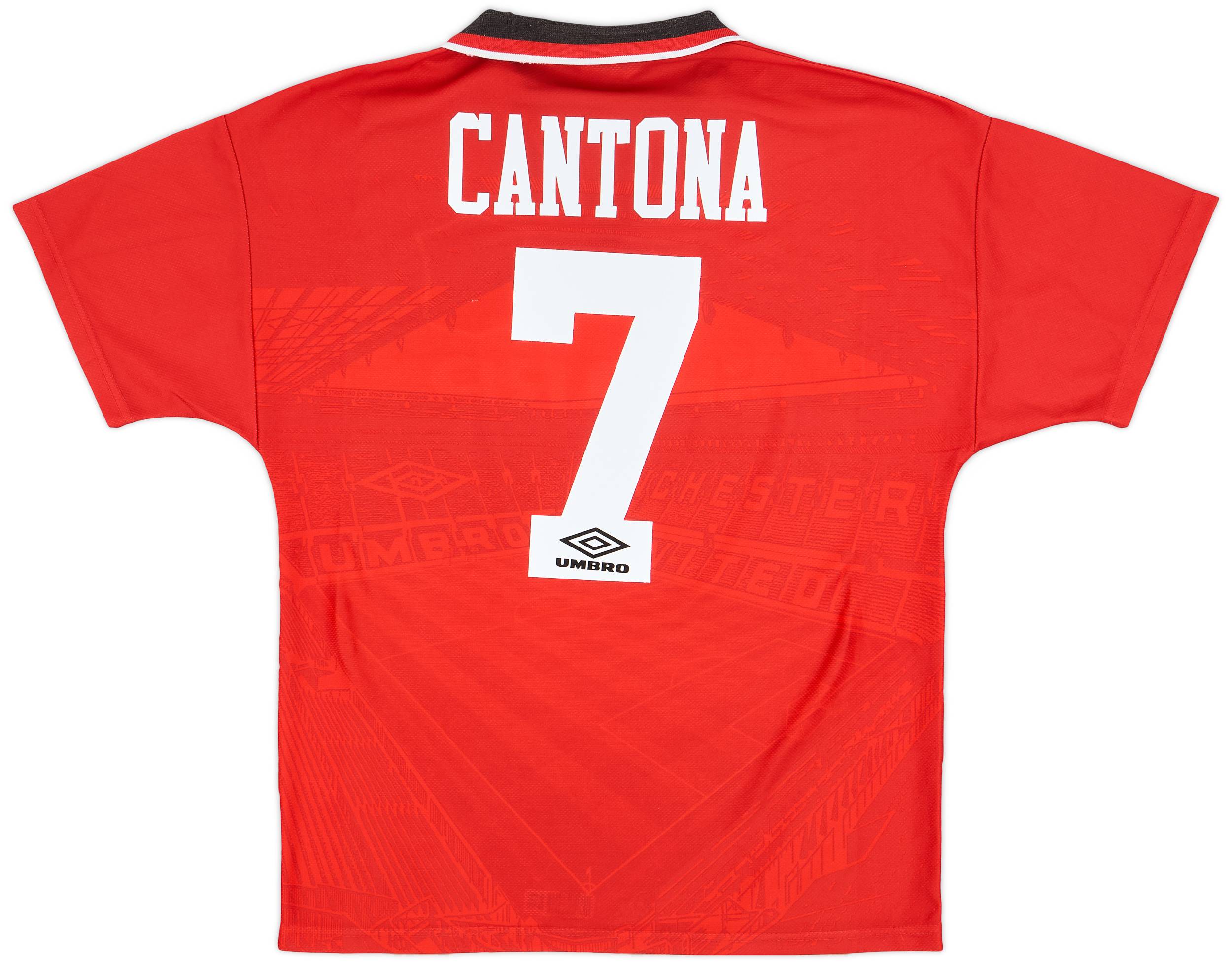 1996-98 Manchester United Home Shirt Cantona #7 - 9/10 - (M)
