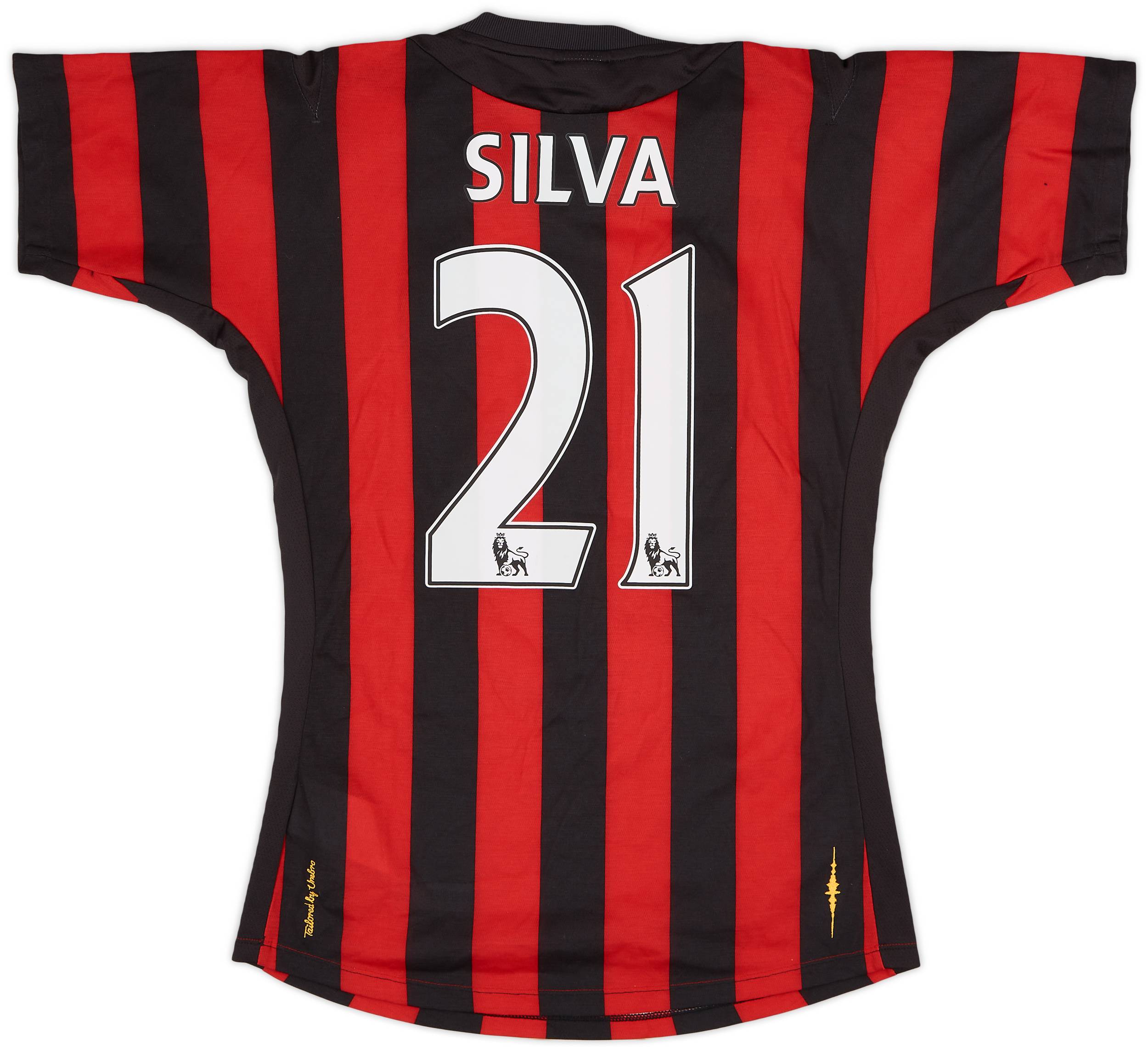 2011-12 Manchester City Away Shirt Silva #21 (Women's S)