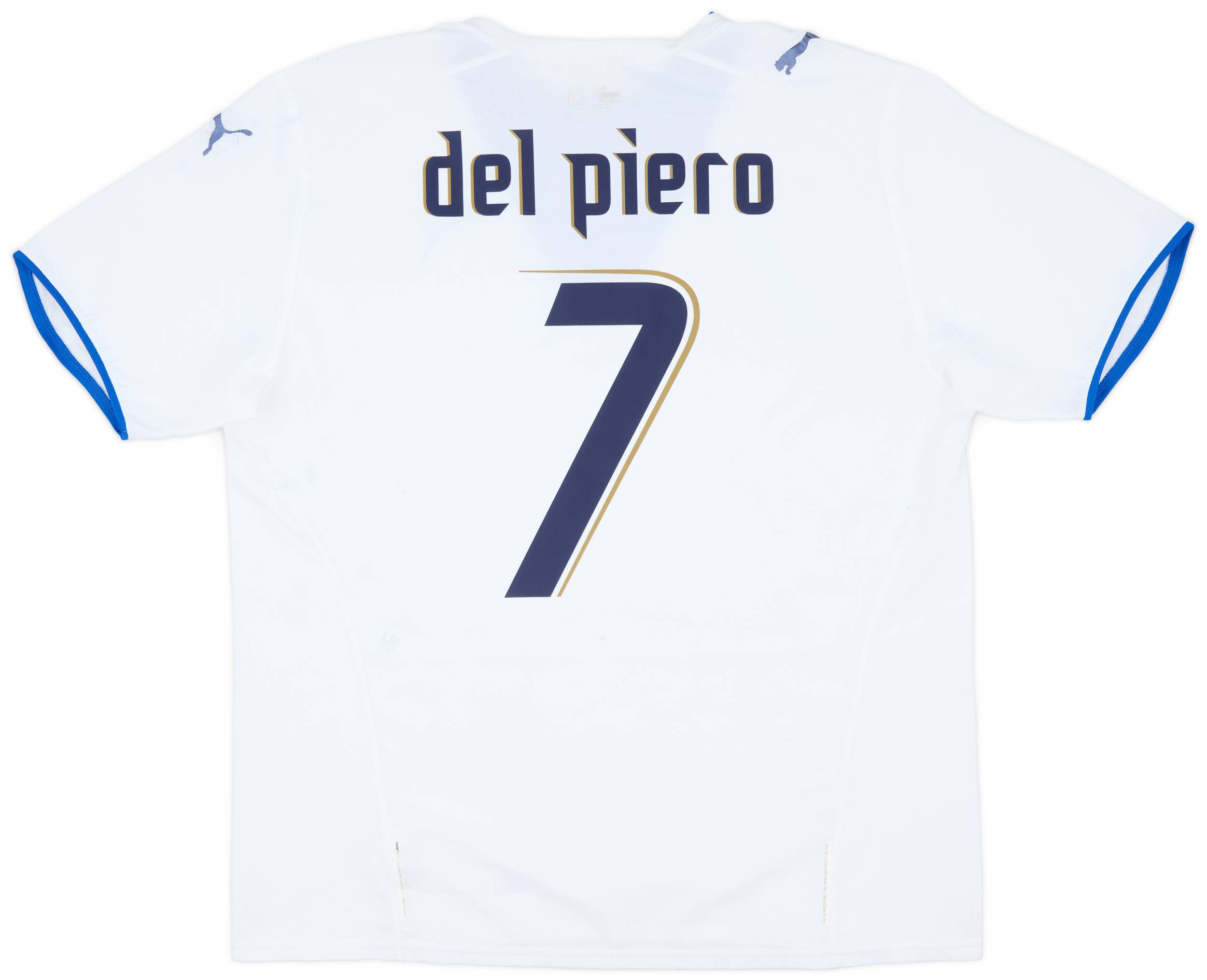 2006 Italy Away Shirt Del Piero #7 - 5/10 - (XL)