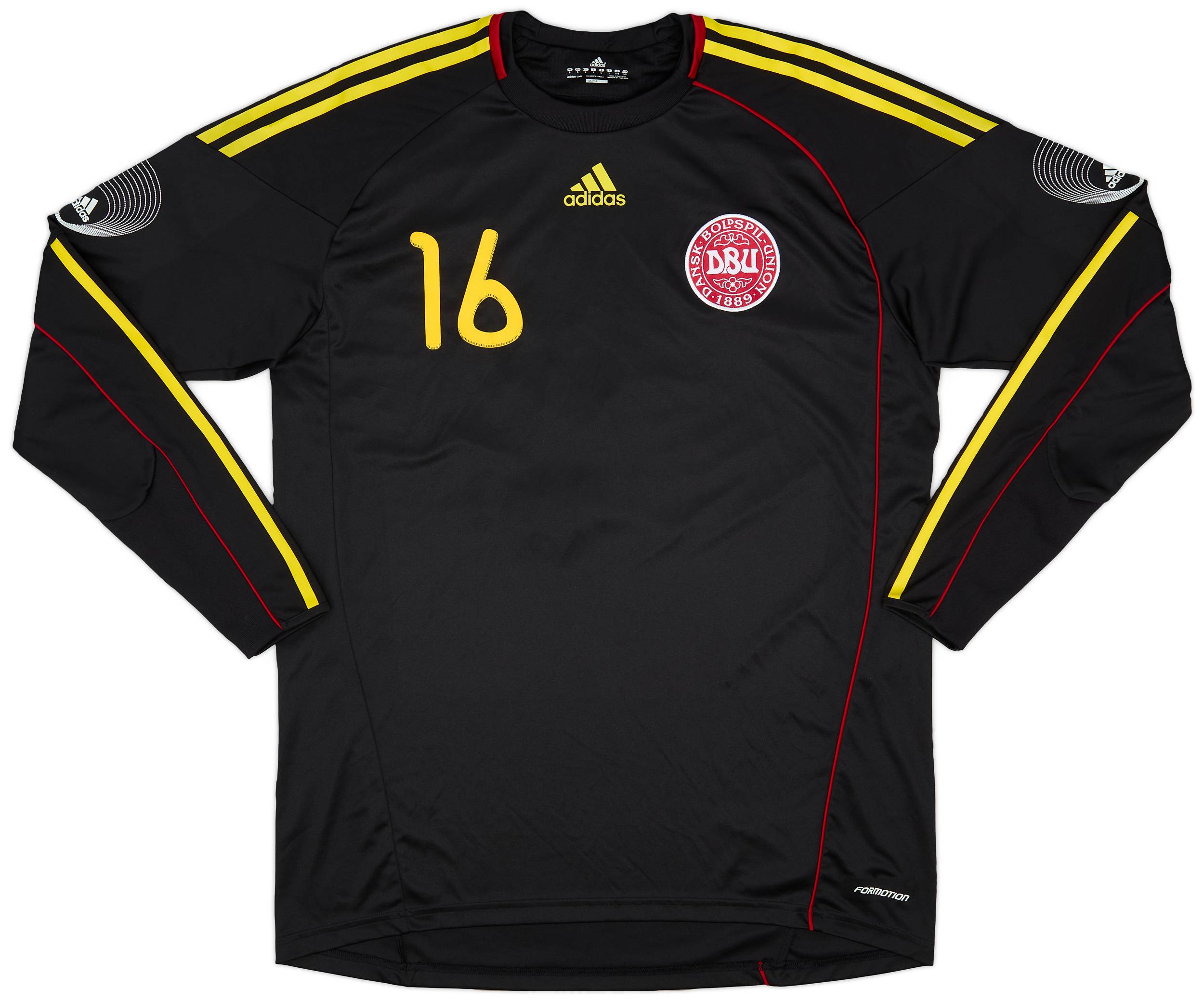 2010-12 Denmark Player Issue GK Shirt #16 - 9/10 - (L)